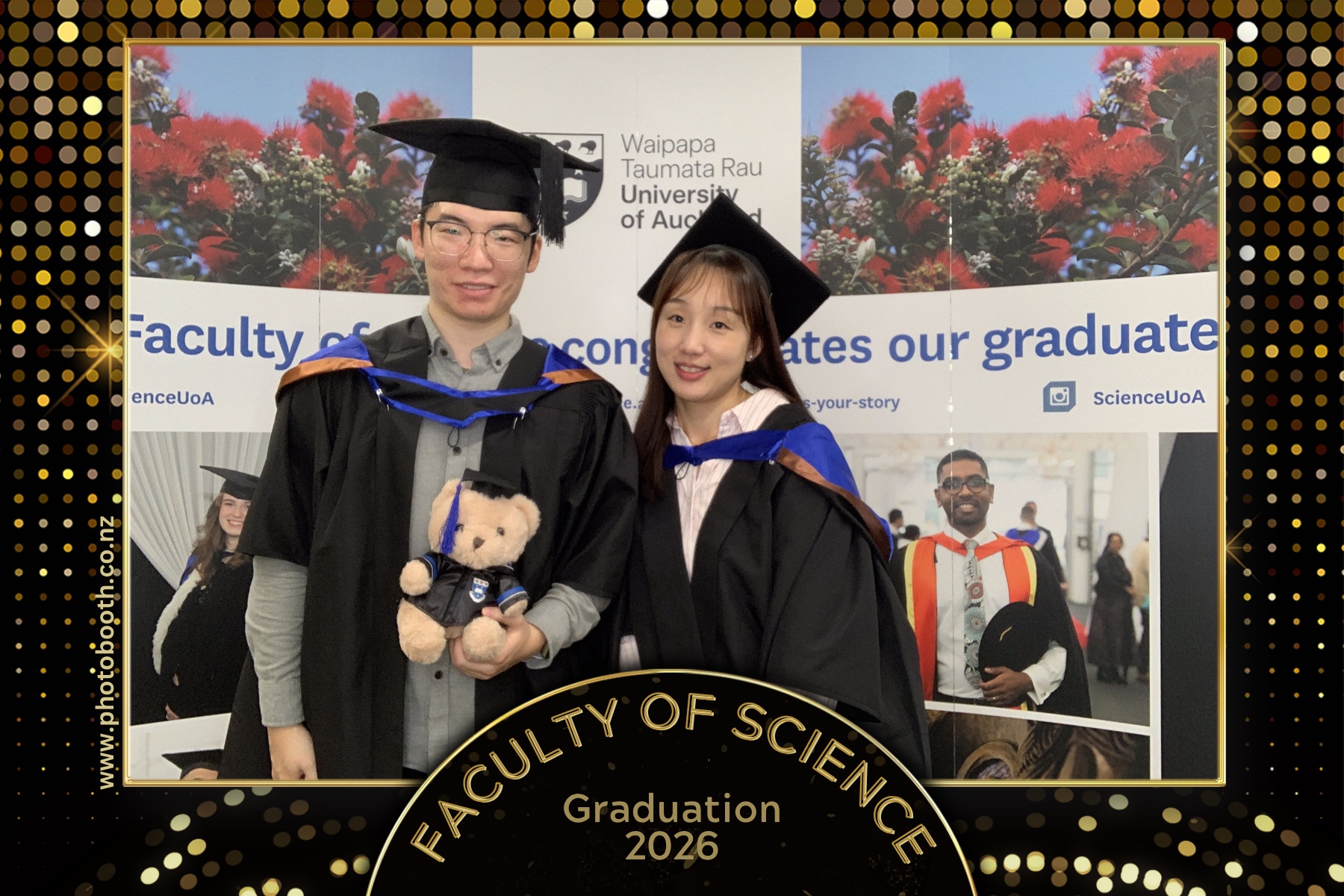 UOA Faculty of Science Graduation 2026 | View more photos from the event at gallery.photobooth.co.nz/u/SelfieCentral/UOA-Faculty-of-Science-Graduation-2026