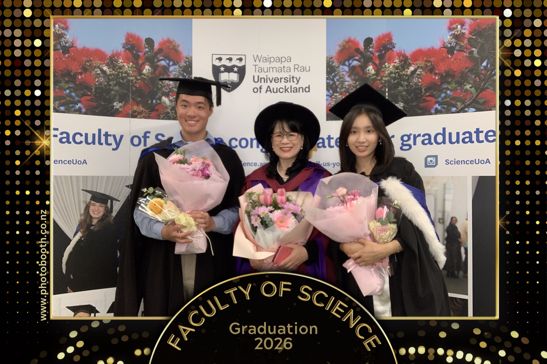 UOA Faculty of Science Graduation 2026 | View more photos from the event at gallery.photobooth.co.nz/u/SelfieCentral/UOA-Faculty-of-Science-Graduation-2026