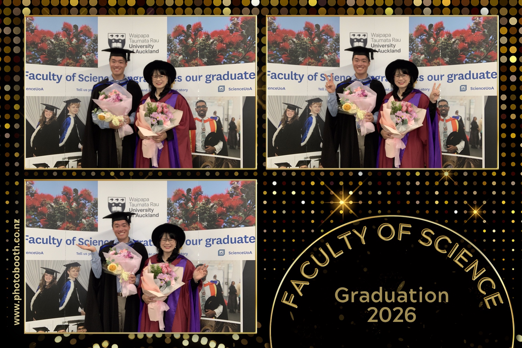 UOA Faculty of Science Graduation 2026 | View more photos from the event at gallery.photobooth.co.nz/u/SelfieCentral/UOA-Faculty-of-Science-Graduation-2026