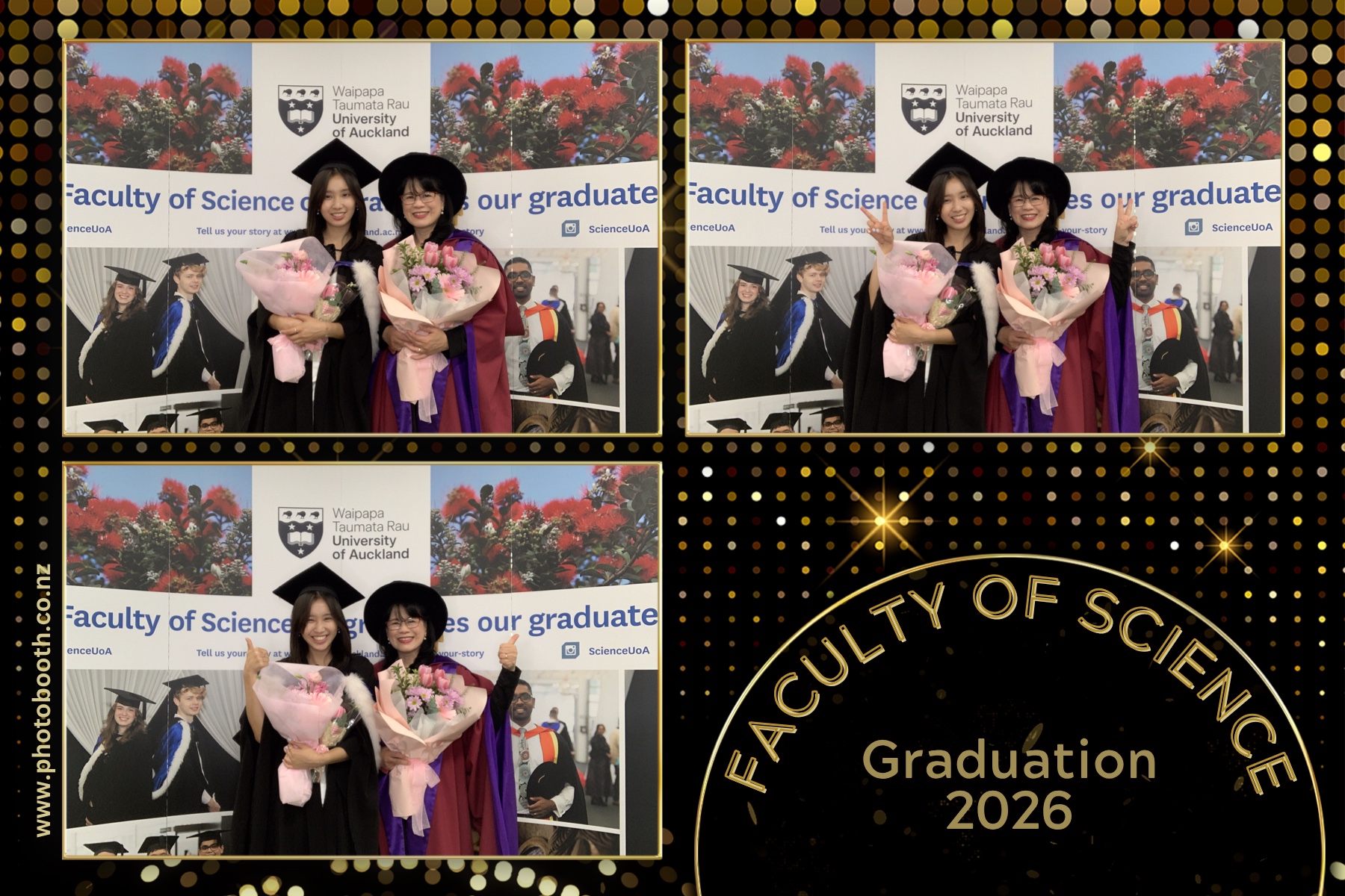 UOA Faculty of Science Graduation 2026 | View more photos from the event at gallery.photobooth.co.nz/u/SelfieCentral/UOA-Faculty-of-Science-Graduation-2026