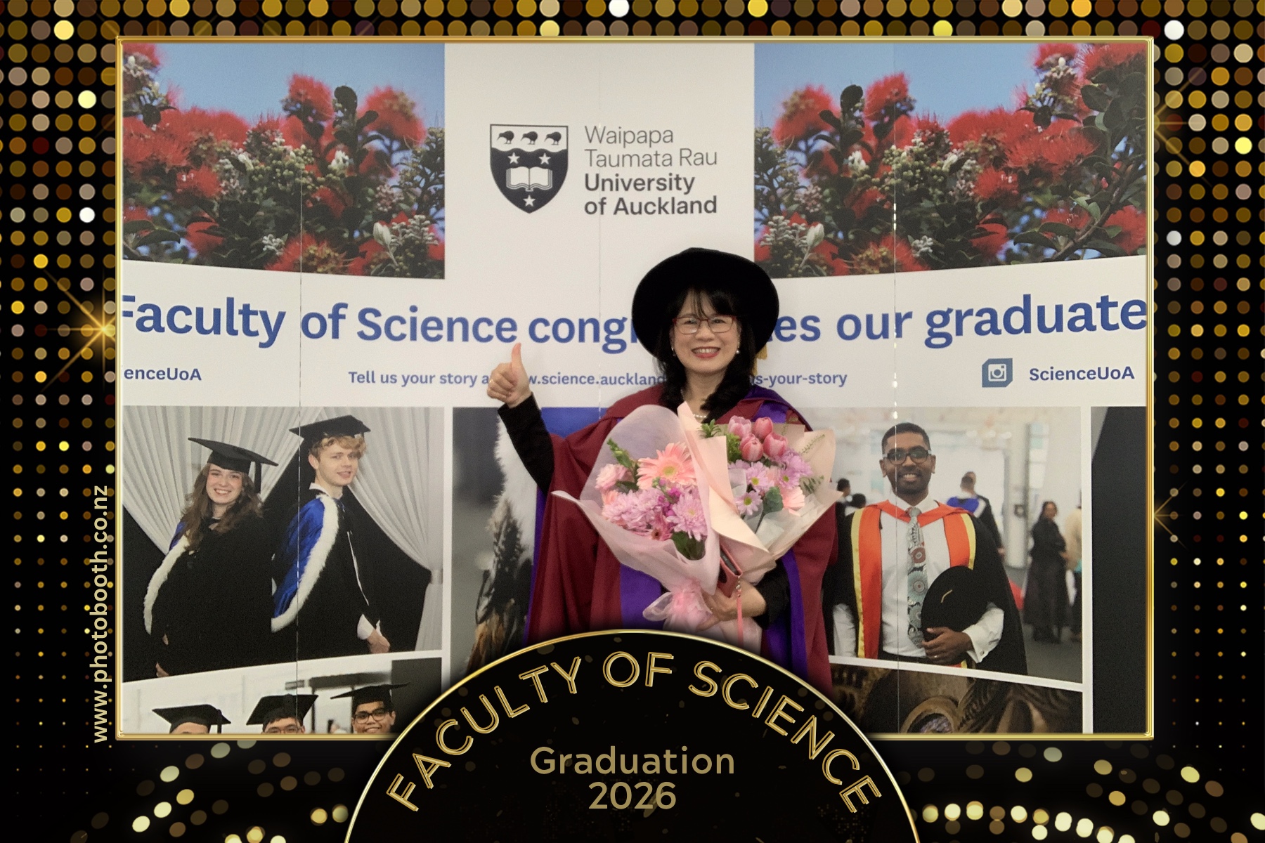 UOA Faculty of Science Graduation 2026 | View more photos from the event at gallery.photobooth.co.nz/u/SelfieCentral/UOA-Faculty-of-Science-Graduation-2026