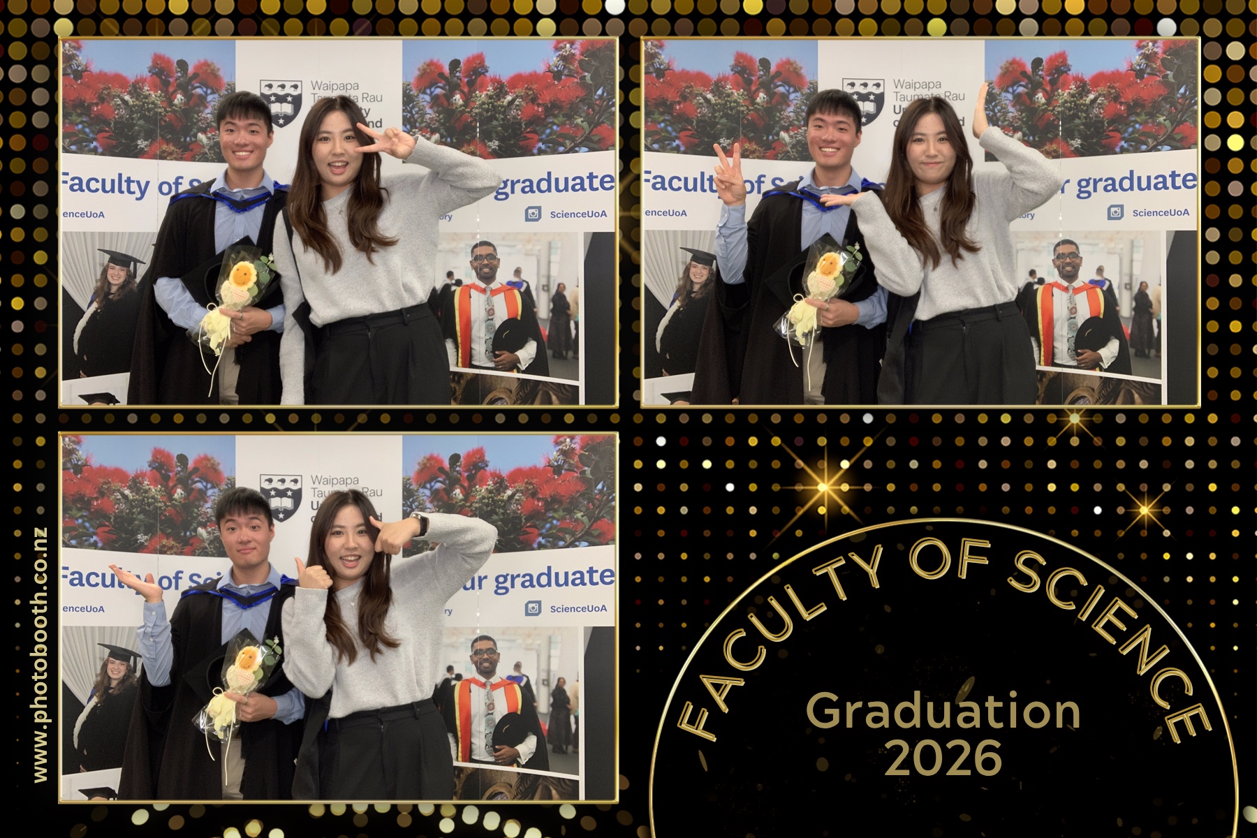 UOA Faculty of Science Graduation 2026 | View more photos from the event at gallery.photobooth.co.nz/u/SelfieCentral/UOA-Faculty-of-Science-Graduation-2026