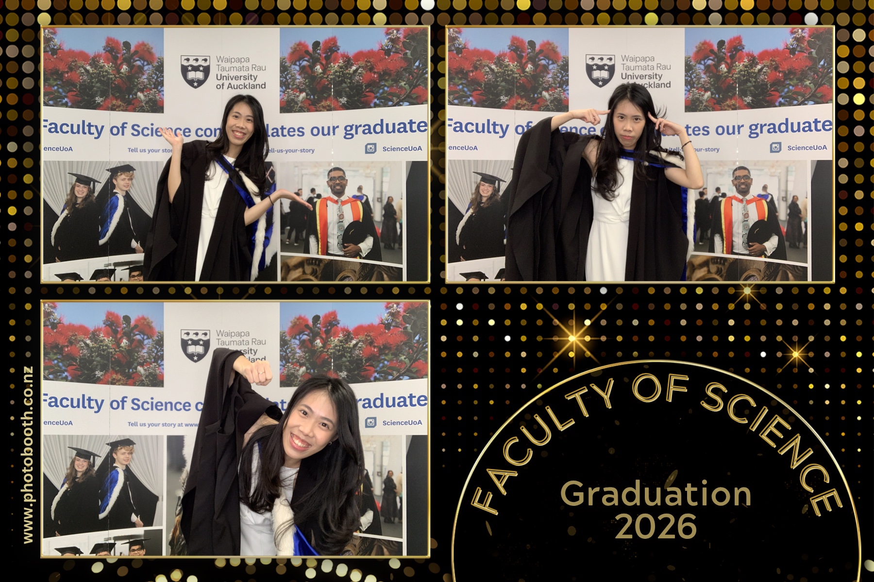 UOA Faculty of Science Graduation 2026 | View more photos from the event at gallery.photobooth.co.nz/u/SelfieCentral/UOA-Faculty-of-Science-Graduation-2026