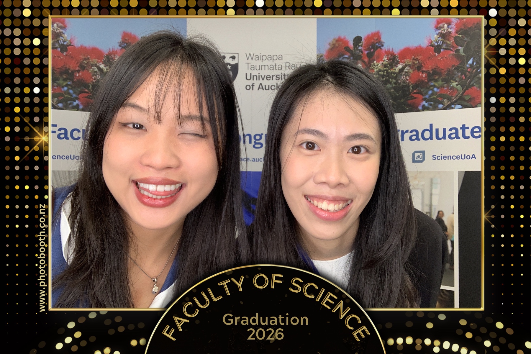 UOA Faculty of Science Graduation 2026 | View more photos from the event at gallery.photobooth.co.nz/u/SelfieCentral/UOA-Faculty-of-Science-Graduation-2026