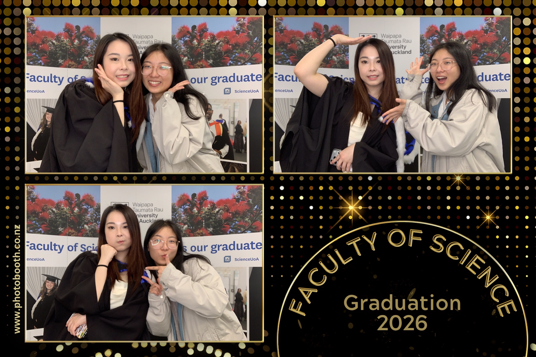 UOA Faculty of Science Graduation 2026 | View more photos from the event at gallery.photobooth.co.nz/u/SelfieCentral/UOA-Faculty-of-Science-Graduation-2026