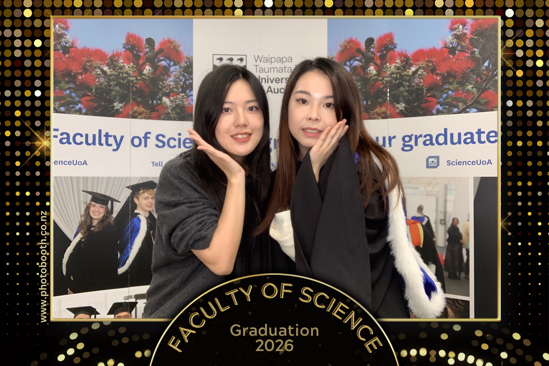 UOA Faculty of Science Graduation 2026 | View more photos from the event at gallery.photobooth.co.nz/u/SelfieCentral/UOA-Faculty-of-Science-Graduation-2026