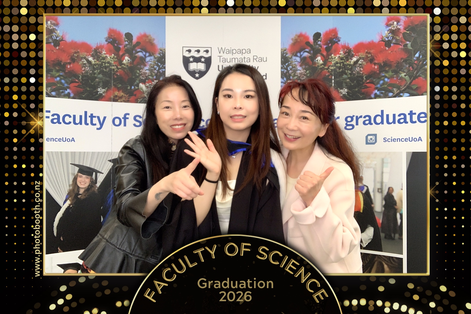 UOA Faculty of Science Graduation 2026 | View more photos from the event at gallery.photobooth.co.nz/u/SelfieCentral/UOA-Faculty-of-Science-Graduation-2026