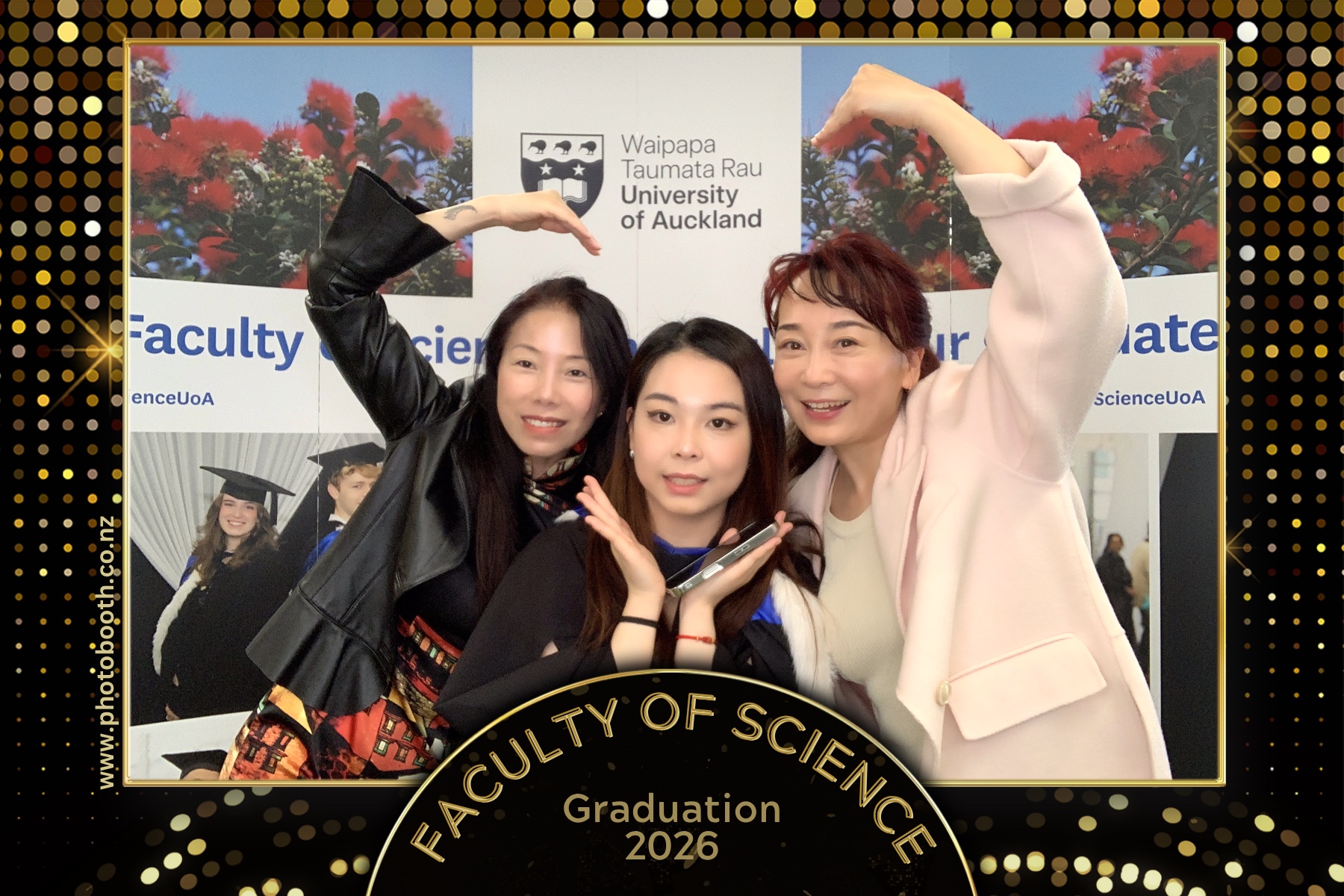 UOA Faculty of Science Graduation 2026 | View more photos from the event at gallery.photobooth.co.nz/u/SelfieCentral/UOA-Faculty-of-Science-Graduation-2026
