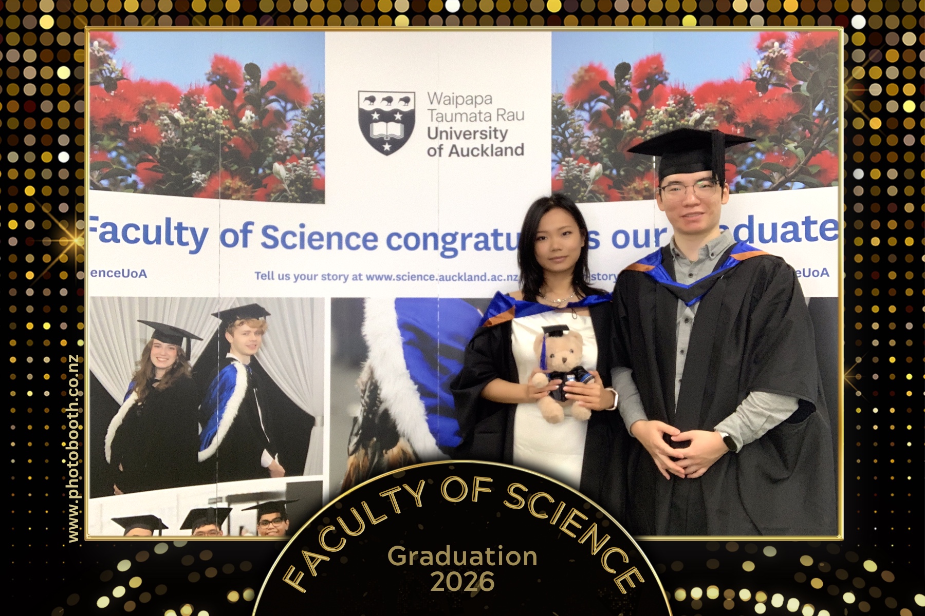 UOA Faculty of Science Graduation 2026 | View more photos from the event at gallery.photobooth.co.nz/u/SelfieCentral/UOA-Faculty-of-Science-Graduation-2026