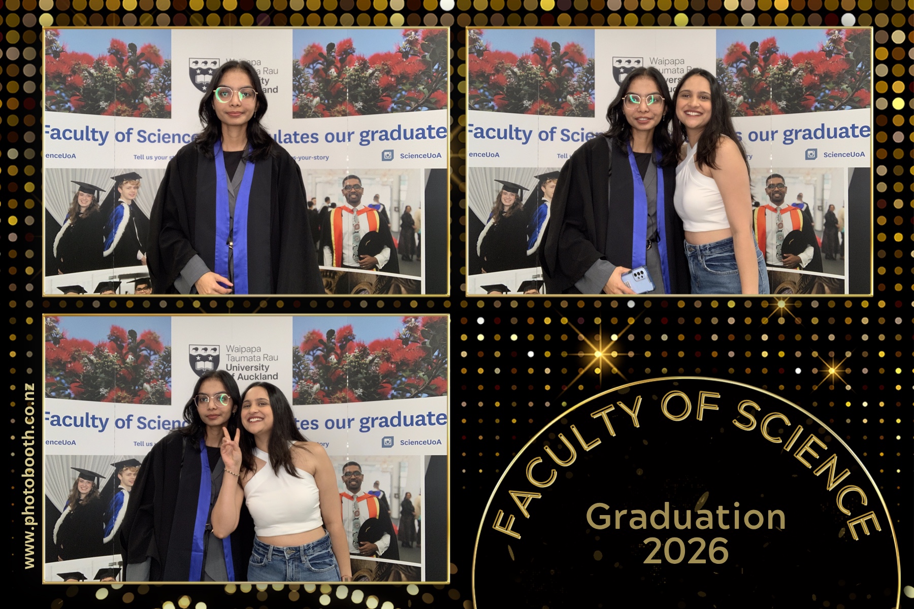 UOA Faculty of Science Graduation 2026 | View more photos from the event at gallery.photobooth.co.nz/u/SelfieCentral/UOA-Faculty-of-Science-Graduation-2026