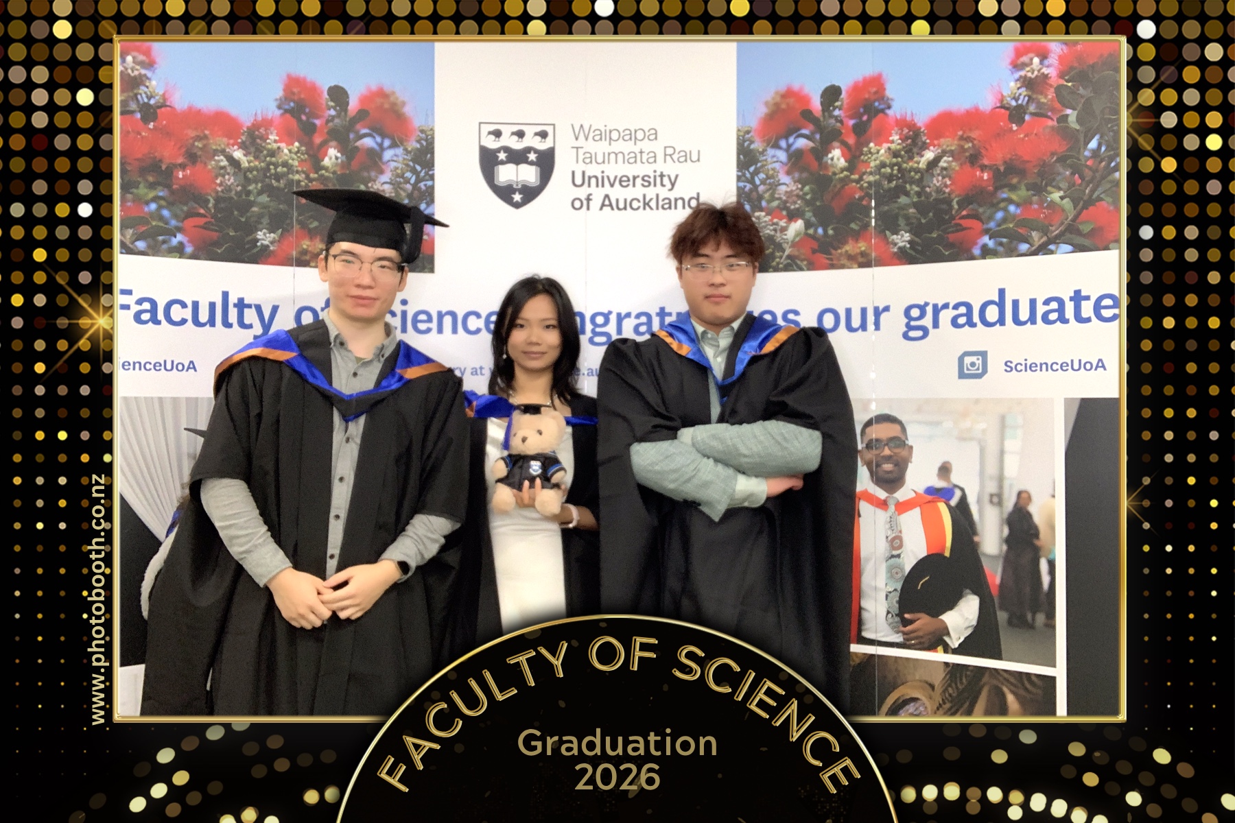 UOA Faculty of Science Graduation 2026 | View more photos from the event at gallery.photobooth.co.nz/u/SelfieCentral/UOA-Faculty-of-Science-Graduation-2026