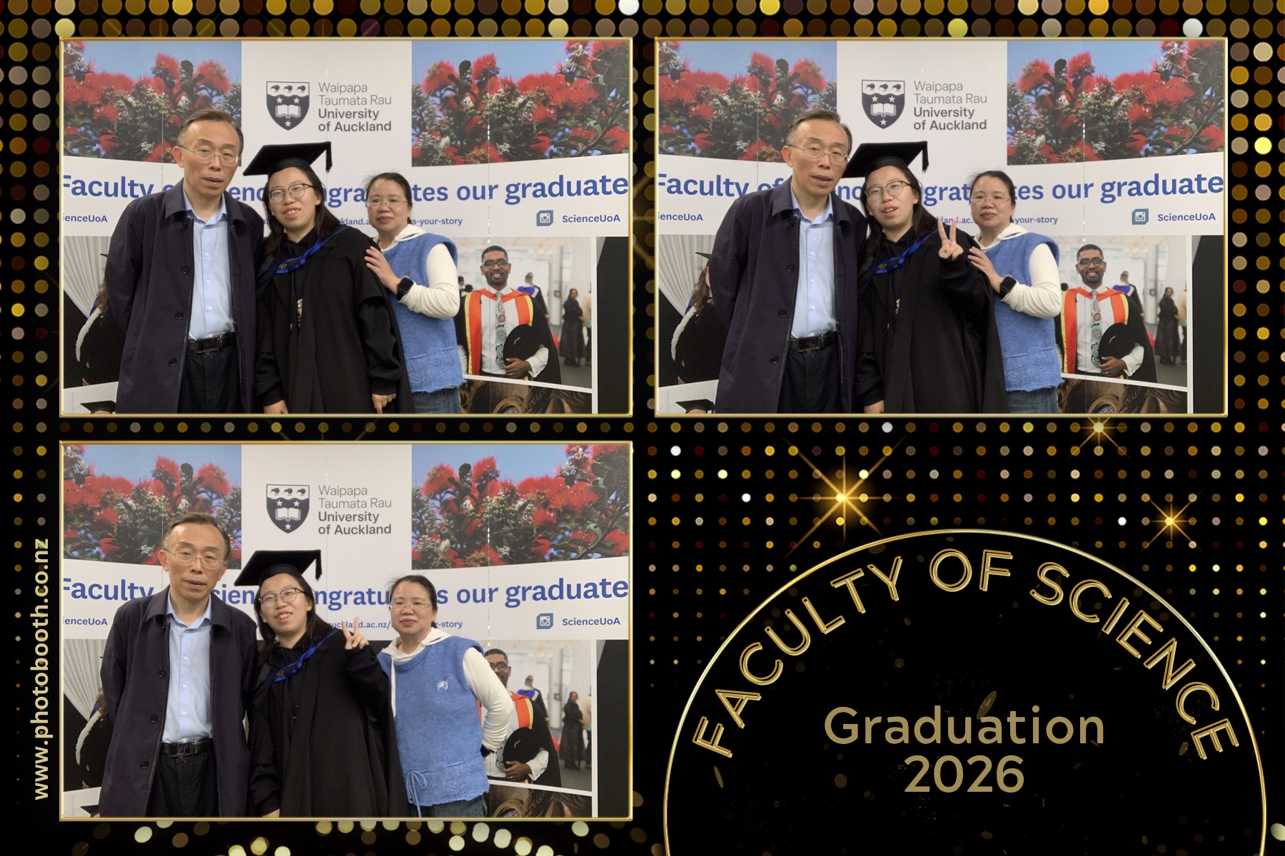 UOA Faculty of Science Graduation 2026 | View more photos from the event at gallery.photobooth.co.nz/u/SelfieCentral/UOA-Faculty-of-Science-Graduation-2026