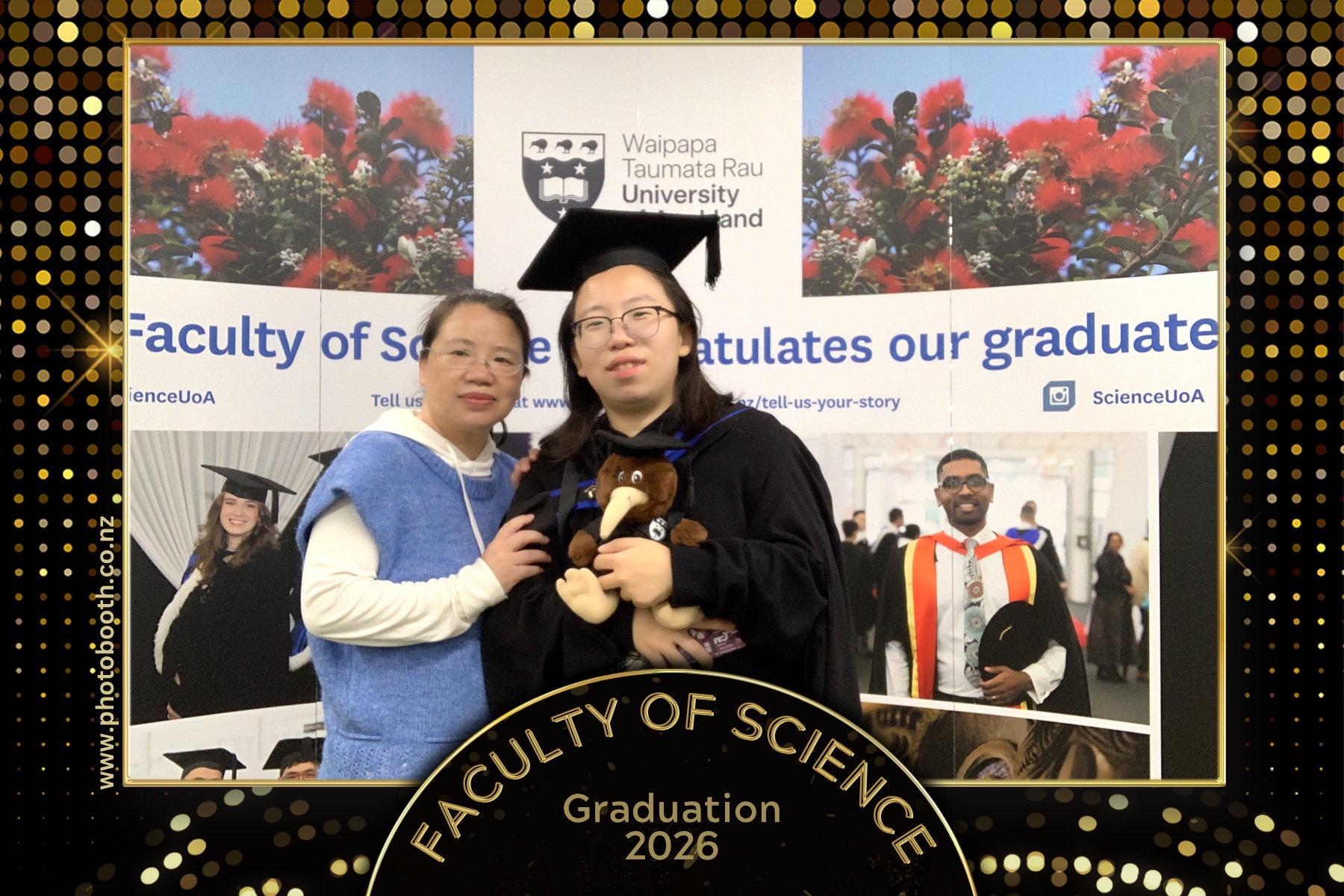 UOA Faculty of Science Graduation 2026 | View more photos from the event at gallery.photobooth.co.nz/u/SelfieCentral/UOA-Faculty-of-Science-Graduation-2026