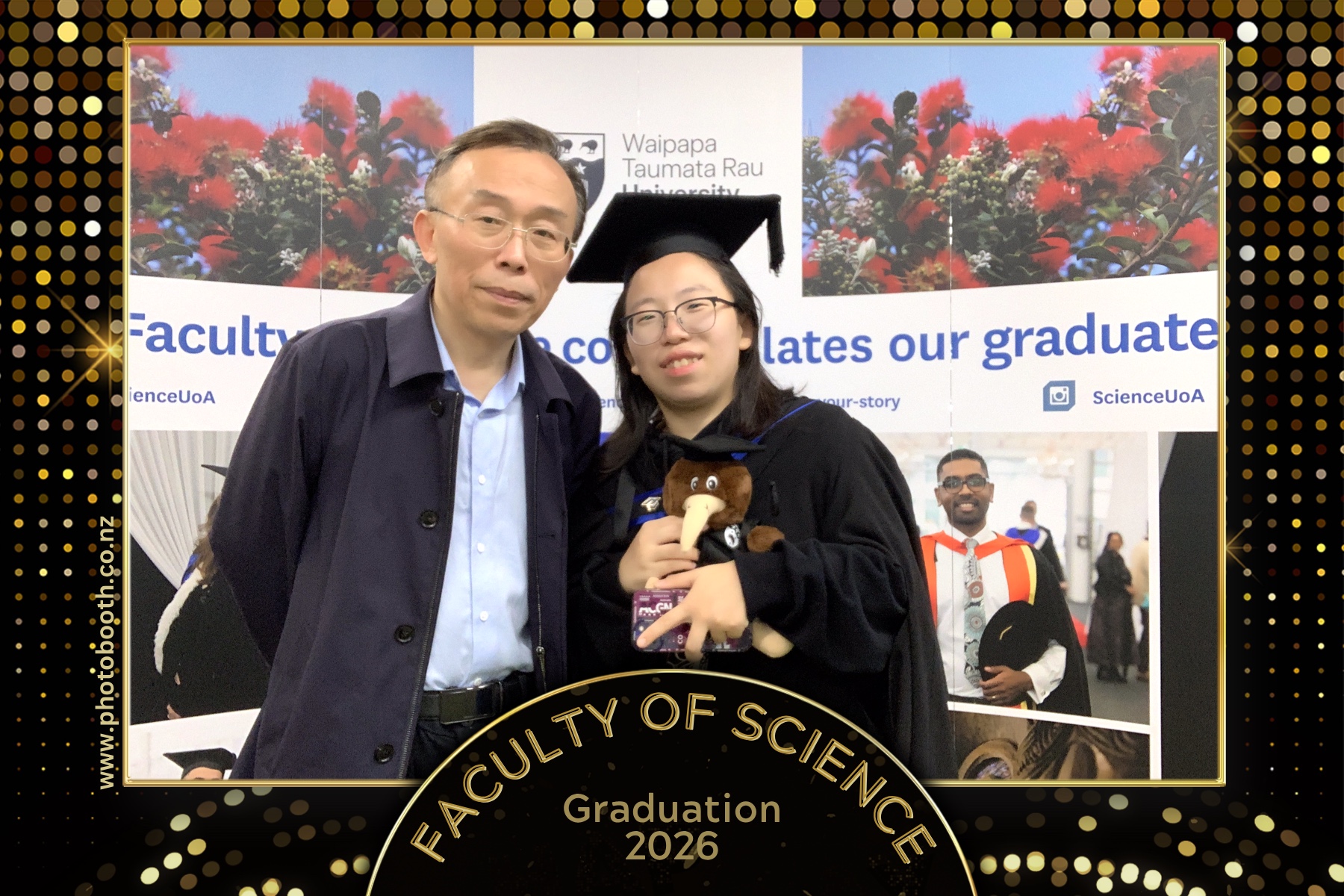 UOA Faculty of Science Graduation 2026 | View more photos from the event at gallery.photobooth.co.nz/u/SelfieCentral/UOA-Faculty-of-Science-Graduation-2026