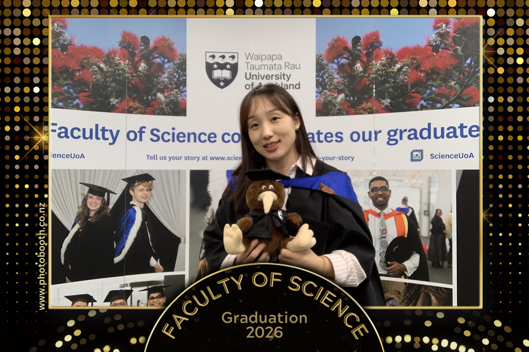 UOA Faculty of Science Graduation 2026 | View more photos from the event at gallery.photobooth.co.nz/u/SelfieCentral/UOA-Faculty-of-Science-Graduation-2026