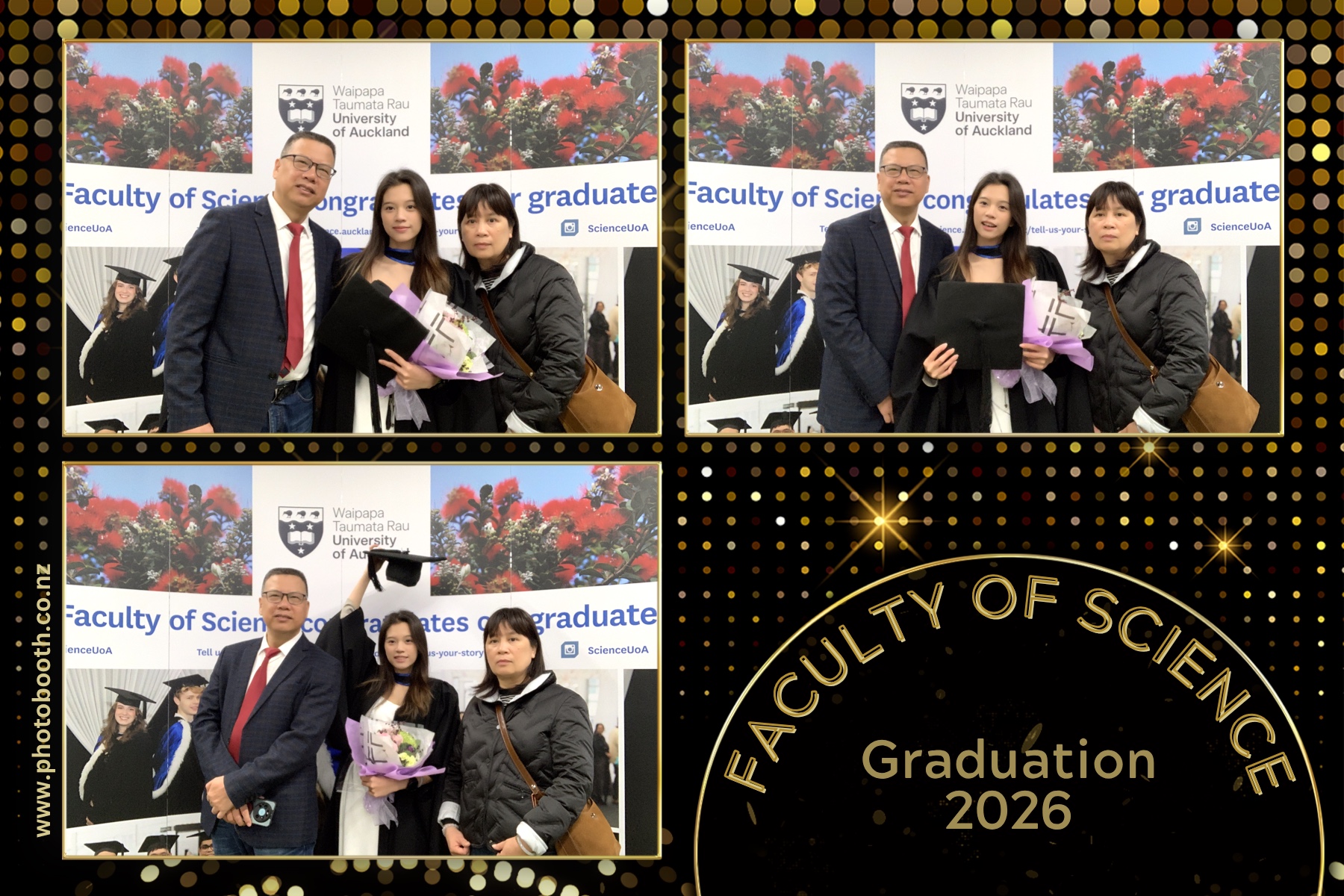 UOA Faculty of Science Graduation 2026 | View more photos from the event at gallery.photobooth.co.nz/u/SelfieCentral/UOA-Faculty-of-Science-Graduation-2026