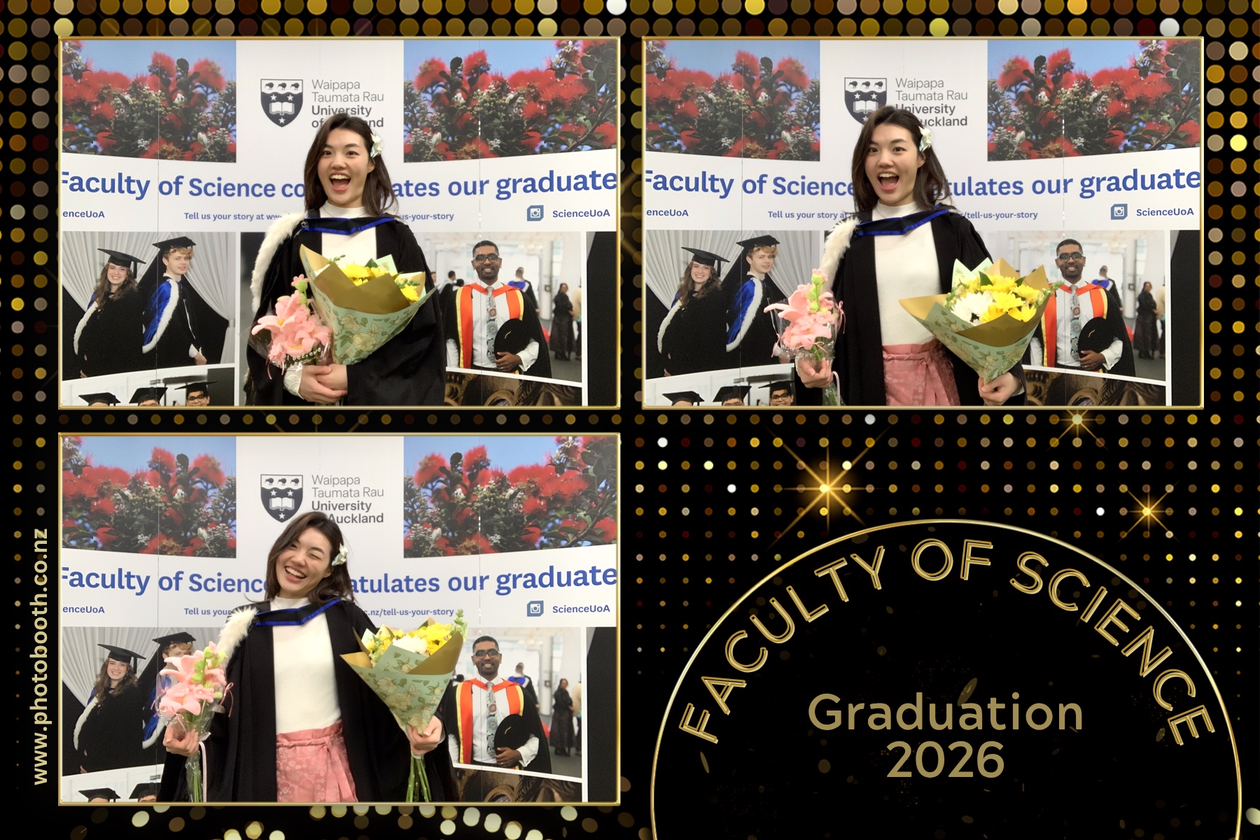UOA Faculty of Science Graduation 2026 | View more photos from the event at gallery.photobooth.co.nz/u/SelfieCentral/UOA-Faculty-of-Science-Graduation-2026