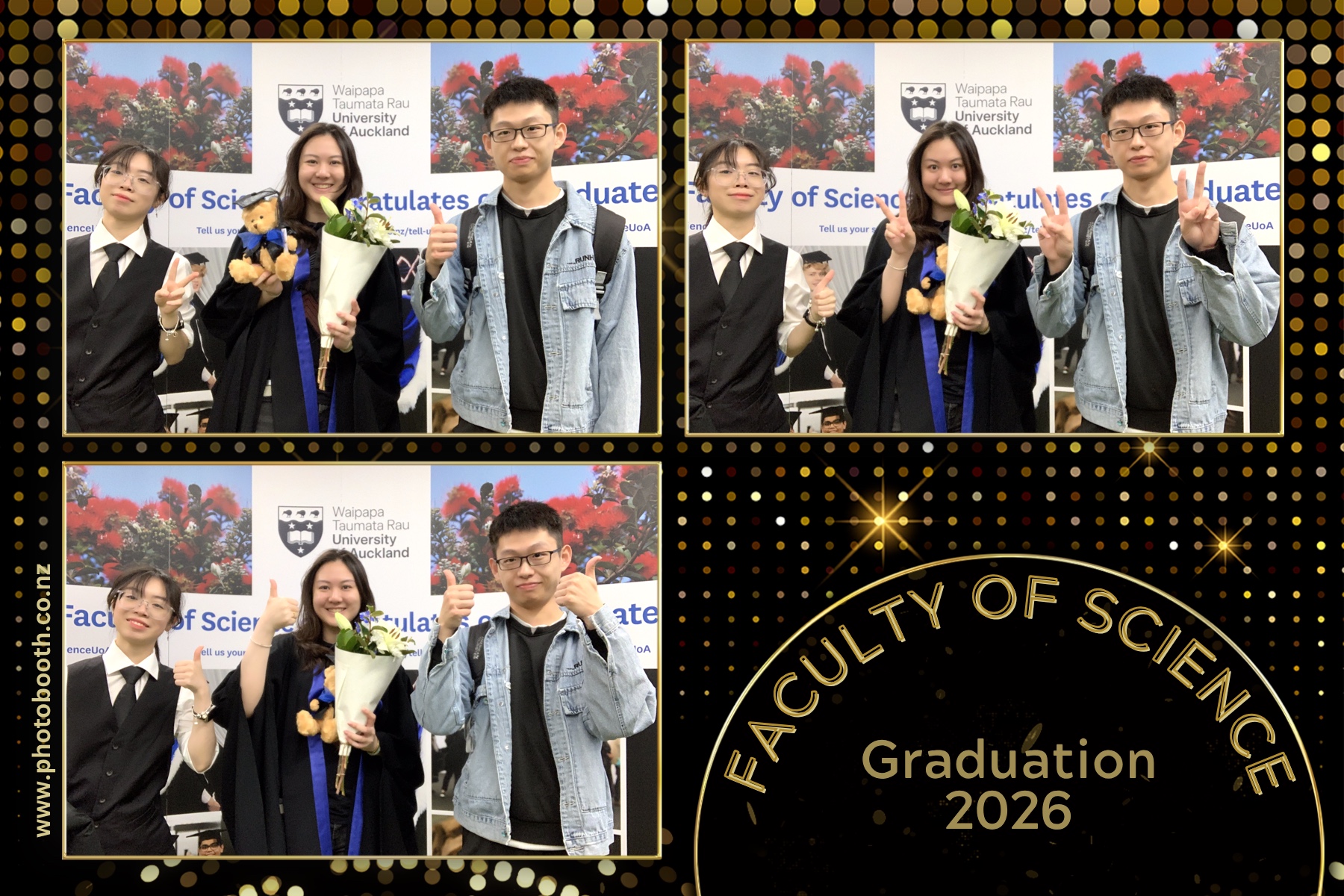 UOA Faculty of Science Graduation 2026 | View more photos from the event at gallery.photobooth.co.nz/u/SelfieCentral/UOA-Faculty-of-Science-Graduation-2026