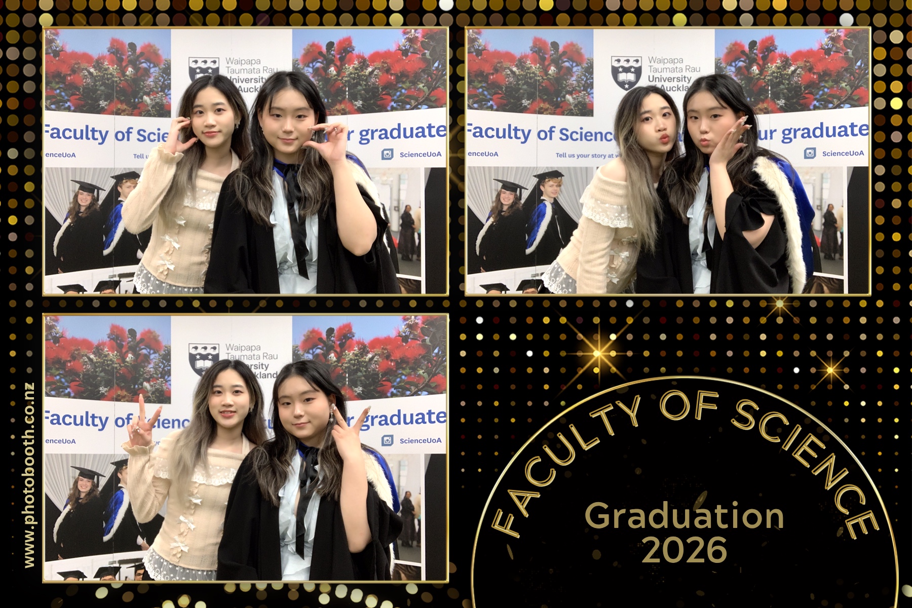 UOA Faculty of Science Graduation 2026 | View more photos from the event at gallery.photobooth.co.nz/u/SelfieCentral/UOA-Faculty-of-Science-Graduation-2026