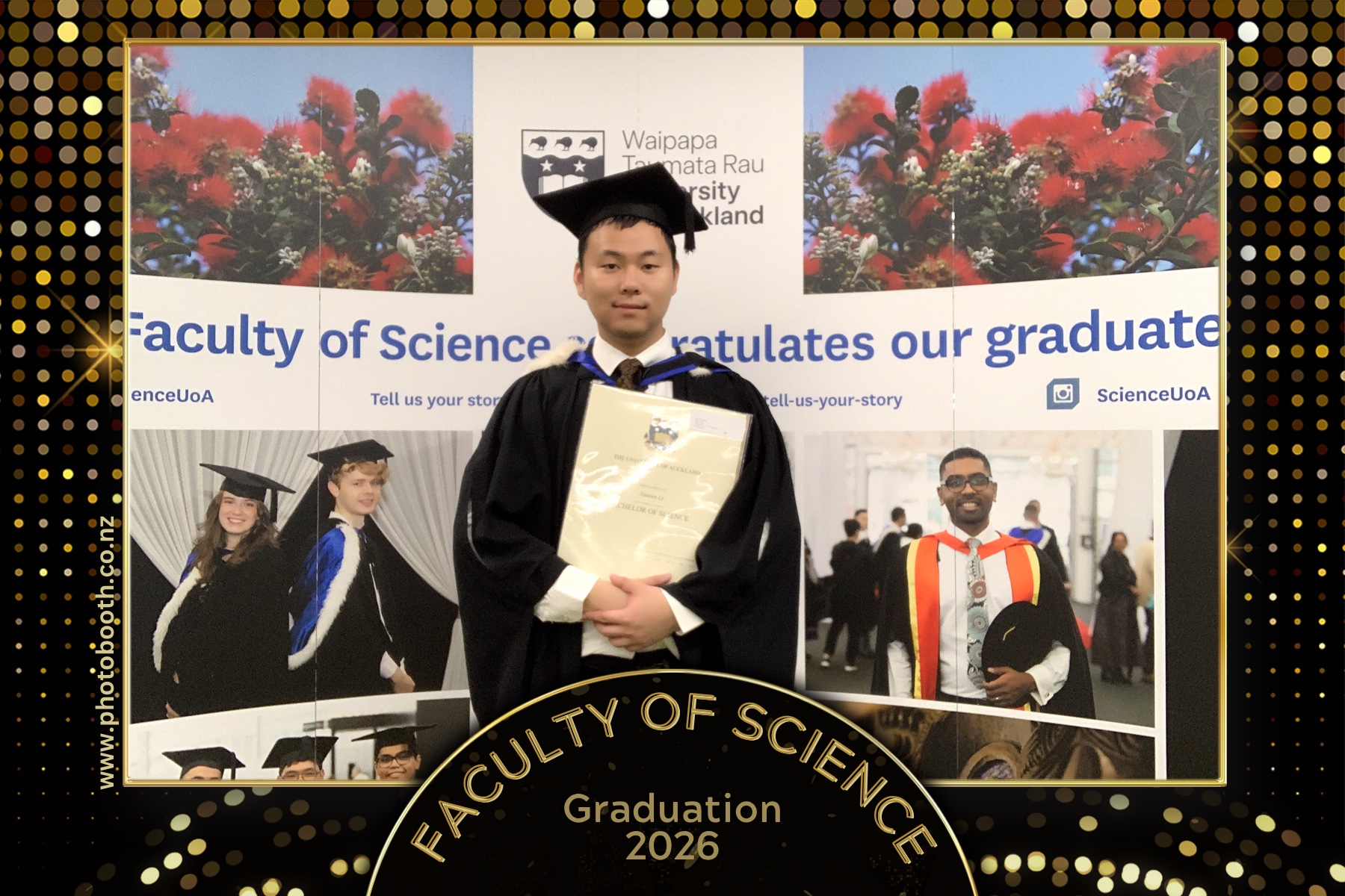 UOA Faculty of Science Graduation 2026 | View more photos from the event at gallery.photobooth.co.nz/u/SelfieCentral/UOA-Faculty-of-Science-Graduation-2026