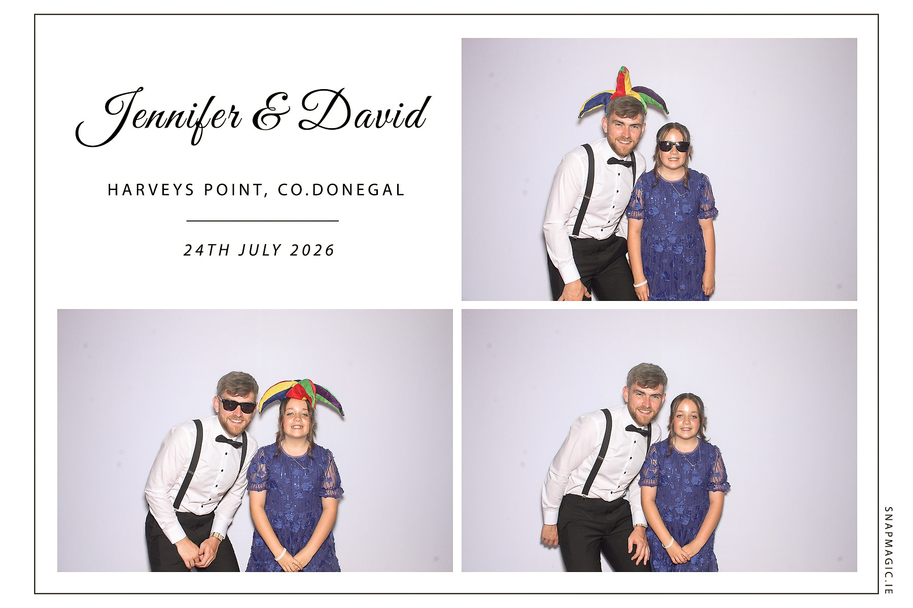 Jennifer & David | View more photos from the event at gallery.snapmagic.ie/u/SnapMagic/Jennifer-David