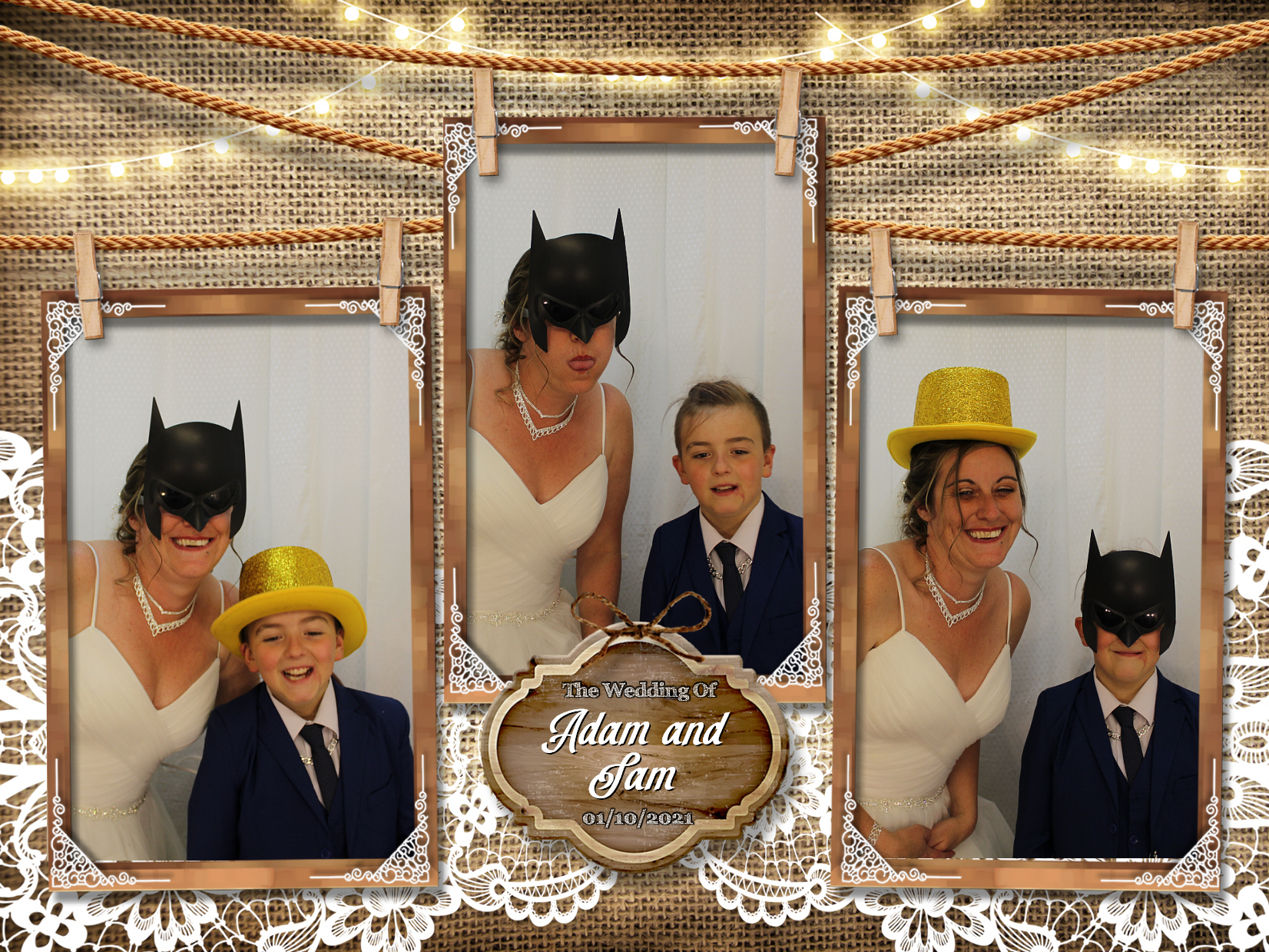 Adam and Sam's Wedding | View more photos from the event at my.specialeventsphotobooths.co.uk/u/SpecialEventsPhotoBooths/Adam-and-Sams-Wedding