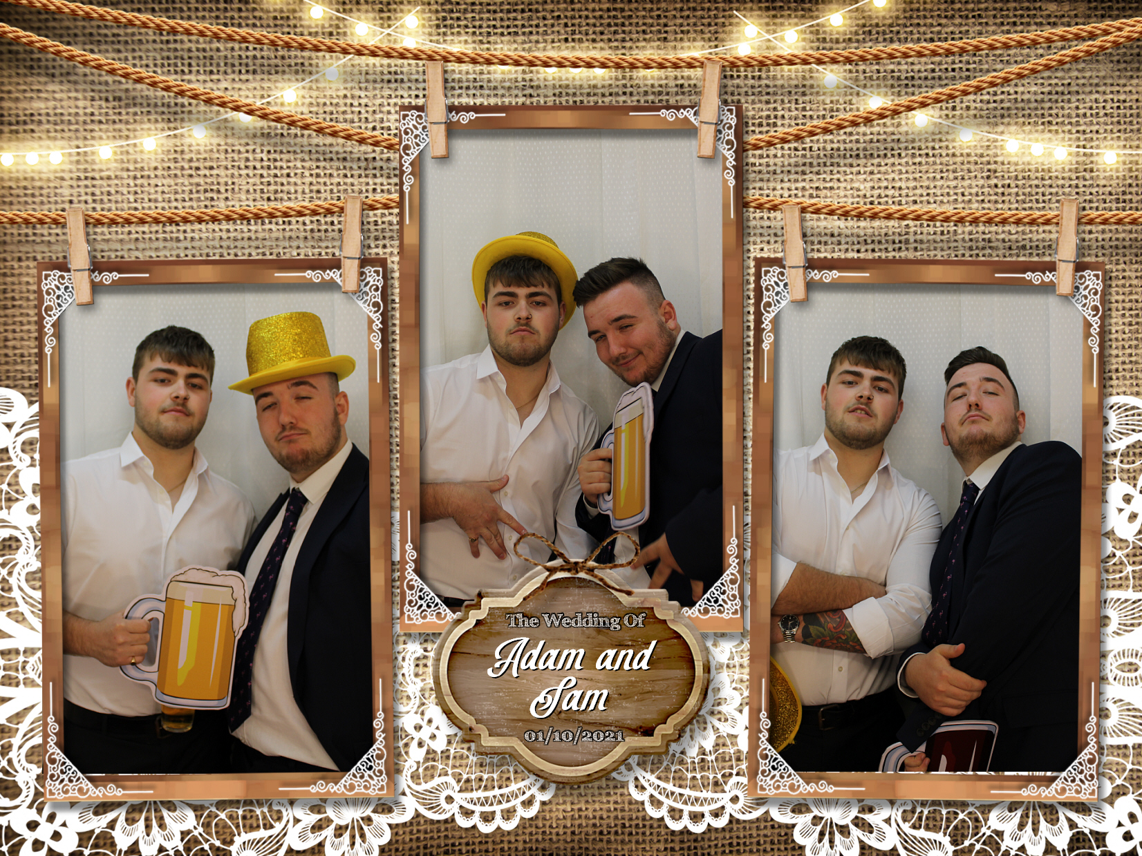 Adam and Sam's Wedding | View more photos from the event at my.specialeventsphotobooths.co.uk/u/SpecialEventsPhotoBooths/Adam-and-Sams-Wedding