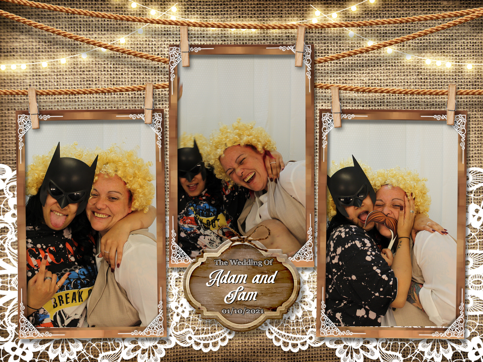 Adam and Sam's Wedding | View more photos from the event at my.specialeventsphotobooths.co.uk/u/SpecialEventsPhotoBooths/Adam-and-Sams-Wedding