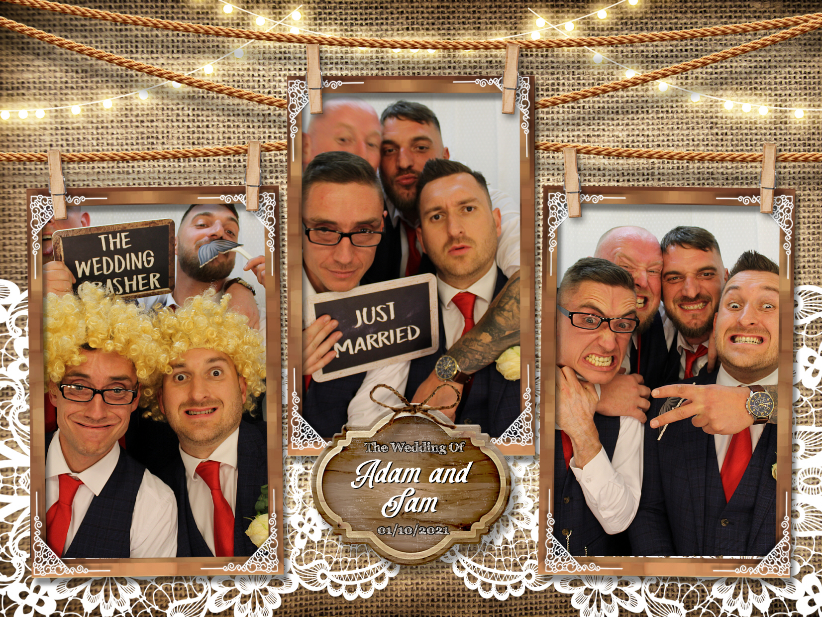 Adam and Sam's Wedding | View more photos from the event at my.specialeventsphotobooths.co.uk/u/SpecialEventsPhotoBooths/Adam-and-Sams-Wedding