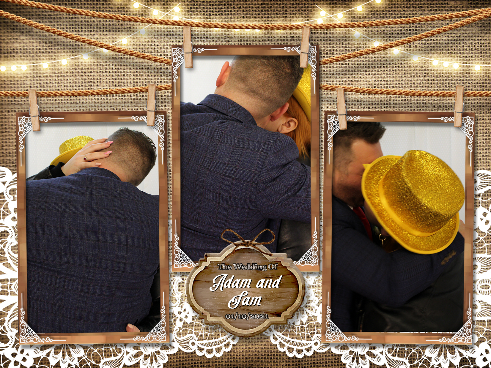 Adam and Sam's Wedding | View more photos from the event at my.specialeventsphotobooths.co.uk/u/SpecialEventsPhotoBooths/Adam-and-Sams-Wedding