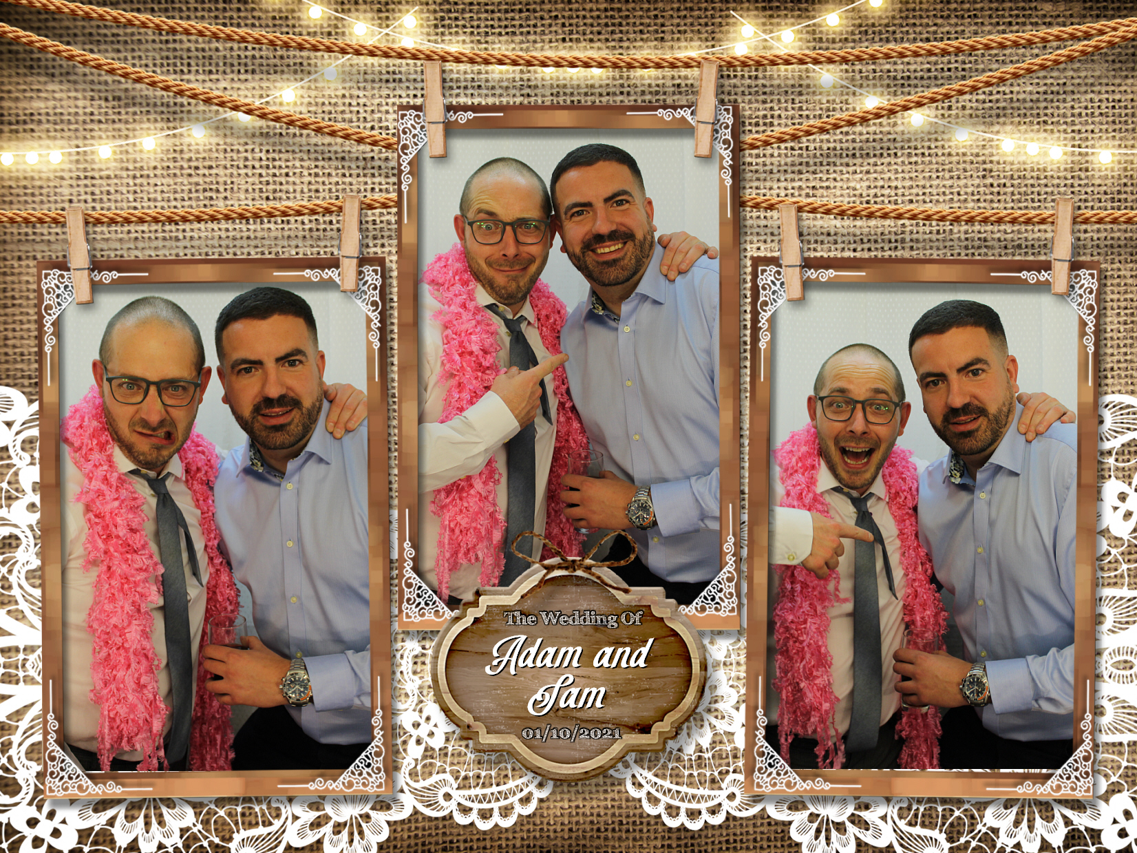 Adam and Sam's Wedding | View more photos from the event at my.specialeventsphotobooths.co.uk/u/SpecialEventsPhotoBooths/Adam-and-Sams-Wedding