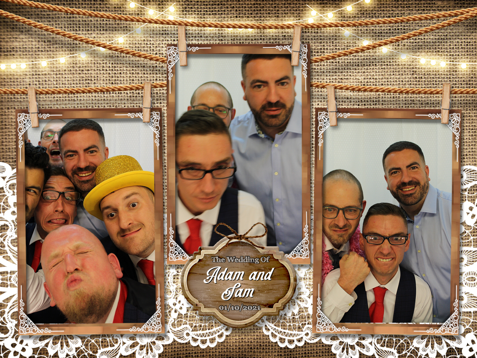 Adam and Sam's Wedding | View more photos from the event at my.specialeventsphotobooths.co.uk/u/SpecialEventsPhotoBooths/Adam-and-Sams-Wedding