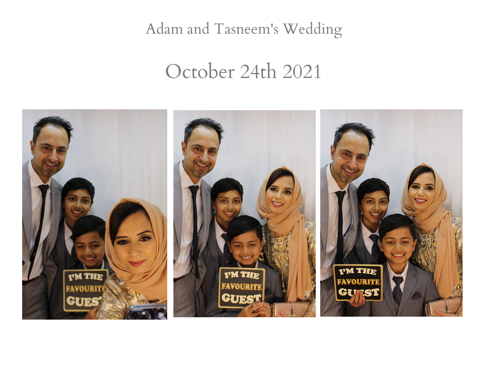 Adam and Tasneem’s Wedding | View more photos from the event at my.specialeventsphotobooths.co.uk/u/SpecialEventsPhotoBooths/Adam-and-Tasneem’s-Wedding