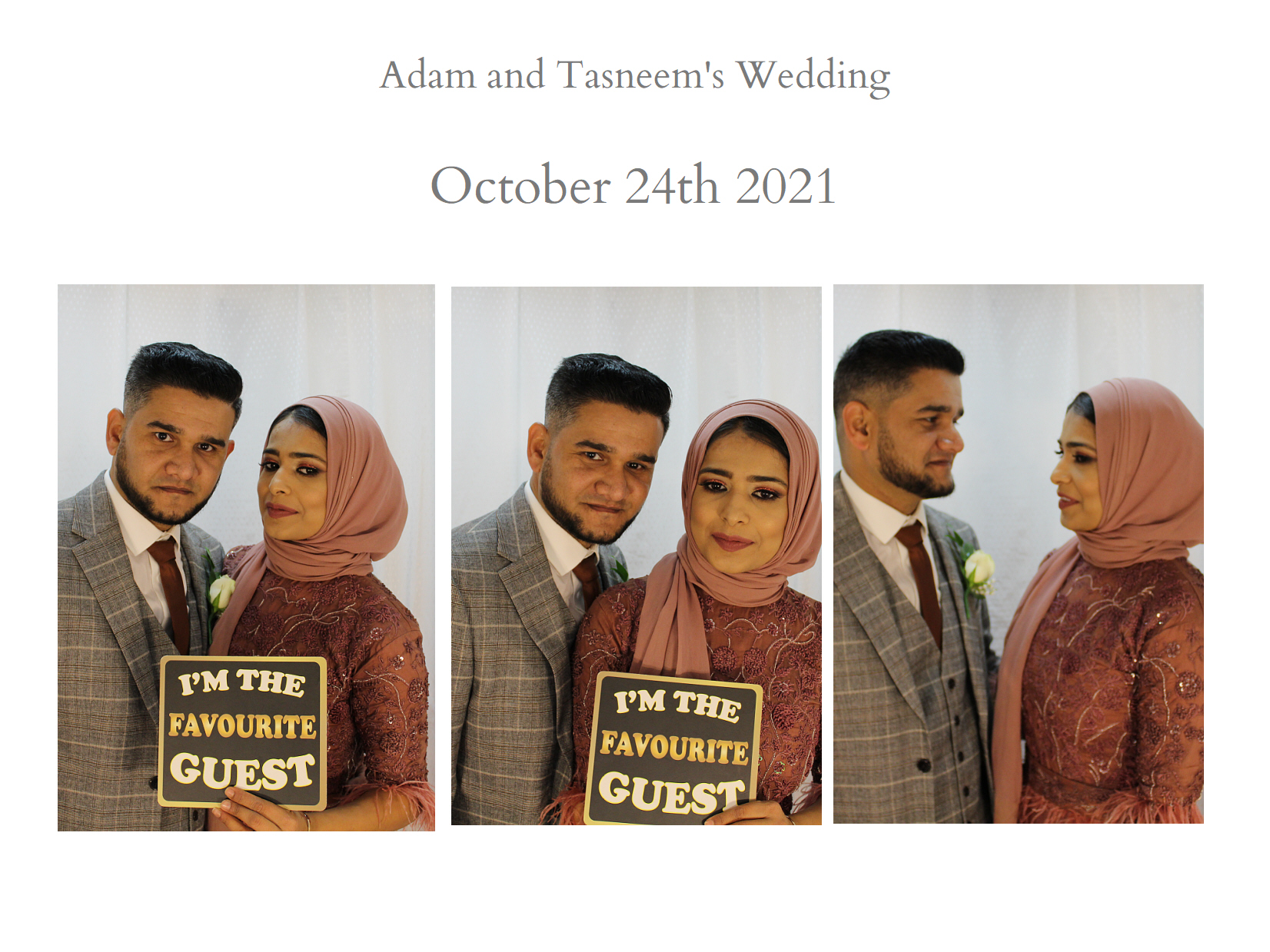 Adam and Tasneem’s Wedding | View more photos from the event at my.specialeventsphotobooths.co.uk/u/SpecialEventsPhotoBooths/Adam-and-Tasneem’s-Wedding
