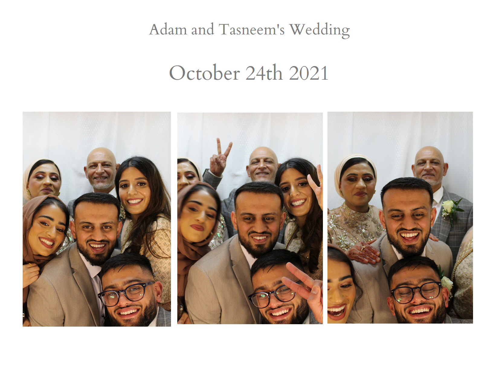 Adam and Tasneem’s Wedding | View more photos from the event at my.specialeventsphotobooths.co.uk/u/SpecialEventsPhotoBooths/Adam-and-Tasneem’s-Wedding