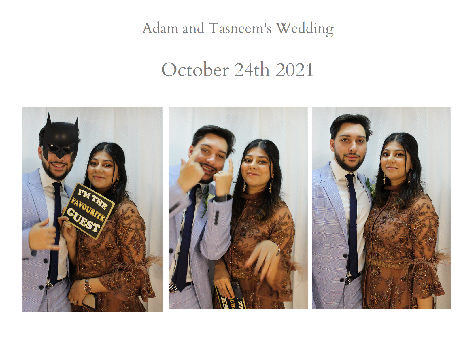 Adam and Tasneem’s Wedding | View more photos from the event at my.specialeventsphotobooths.co.uk/u/SpecialEventsPhotoBooths/Adam-and-Tasneem’s-Wedding