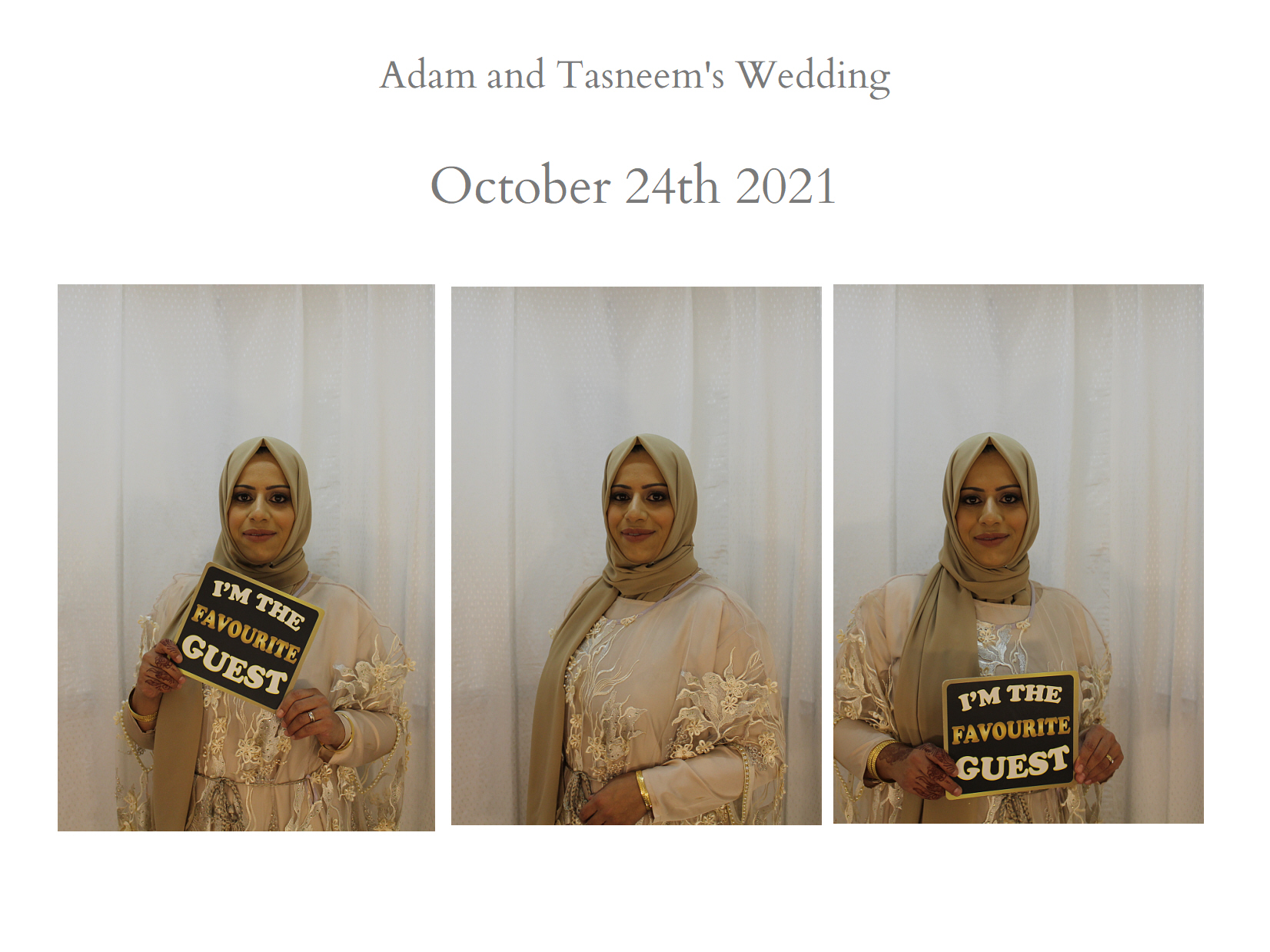 Adam and Tasneem’s Wedding | View more photos from the event at my.specialeventsphotobooths.co.uk/u/SpecialEventsPhotoBooths/Adam-and-Tasneem’s-Wedding