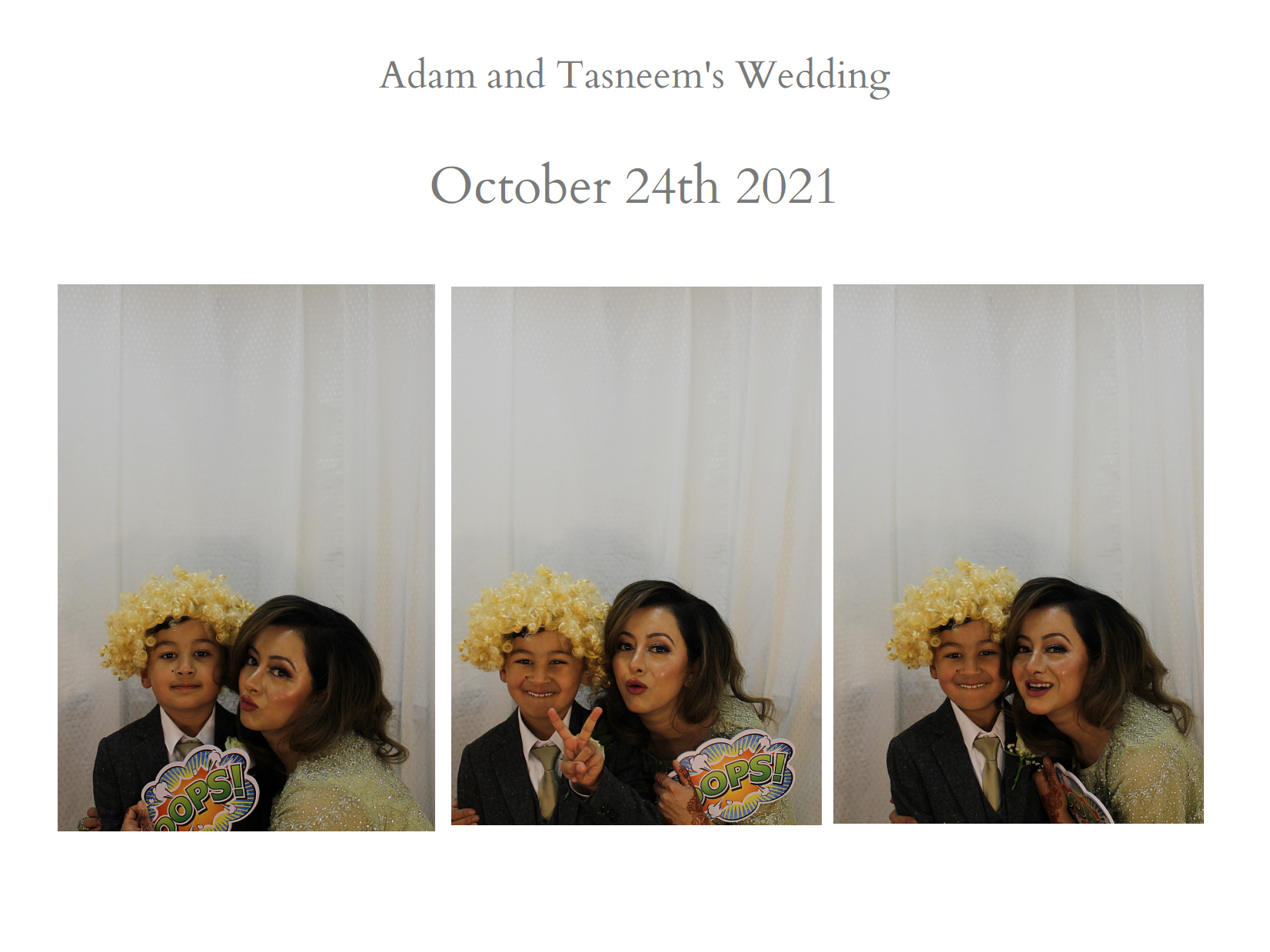 Adam and Tasneem’s Wedding | View more photos from the event at my.specialeventsphotobooths.co.uk/u/SpecialEventsPhotoBooths/Adam-and-Tasneem’s-Wedding