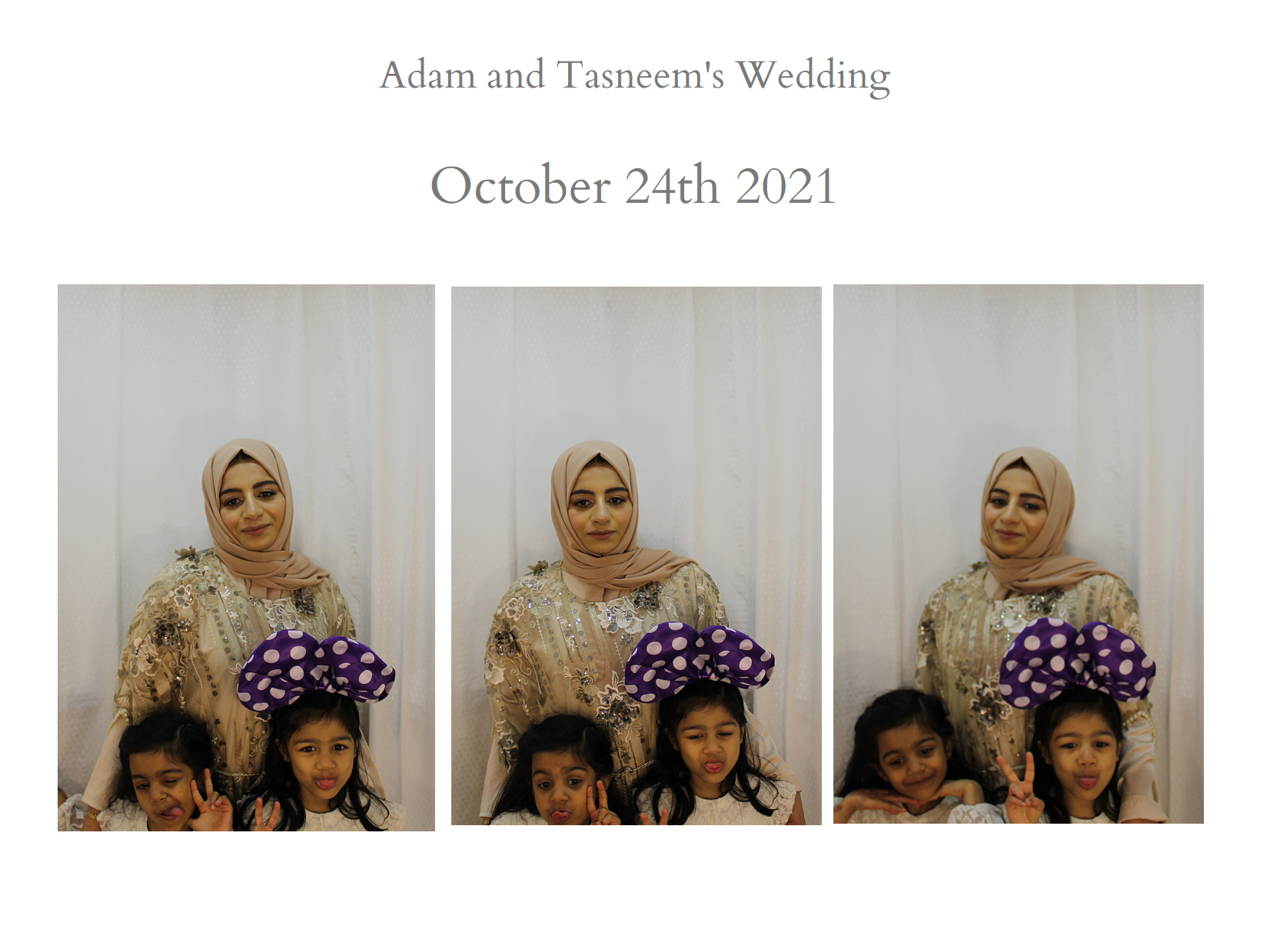 Adam and Tasneem’s Wedding | View more photos from the event at my.specialeventsphotobooths.co.uk/u/SpecialEventsPhotoBooths/Adam-and-Tasneem’s-Wedding
