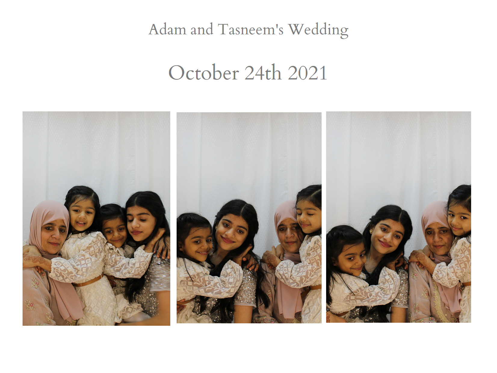 Adam and Tasneem’s Wedding | View more photos from the event at my.specialeventsphotobooths.co.uk/u/SpecialEventsPhotoBooths/Adam-and-Tasneem’s-Wedding