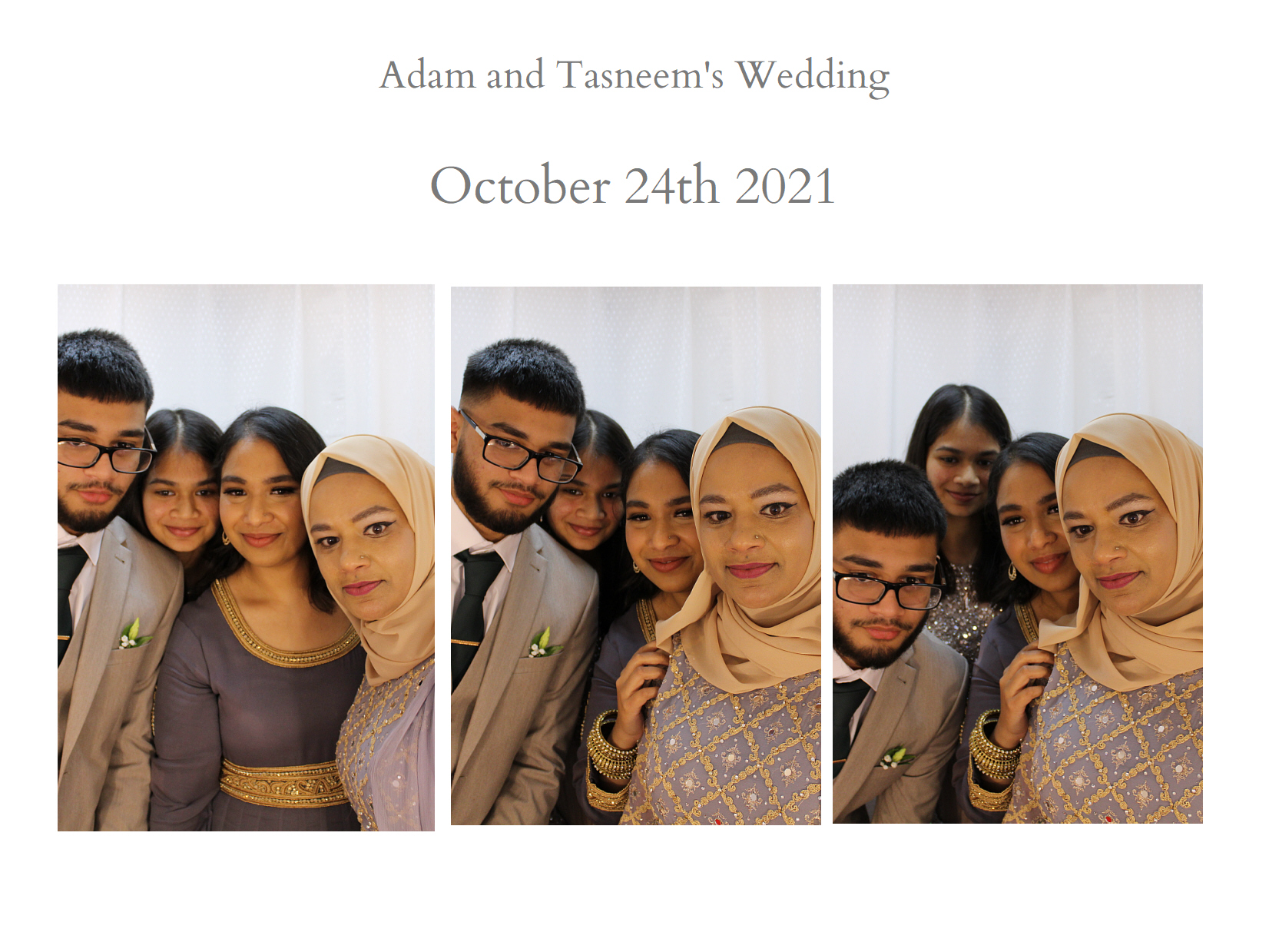 Adam and Tasneem’s Wedding | View more photos from the event at my.specialeventsphotobooths.co.uk/u/SpecialEventsPhotoBooths/Adam-and-Tasneem’s-Wedding