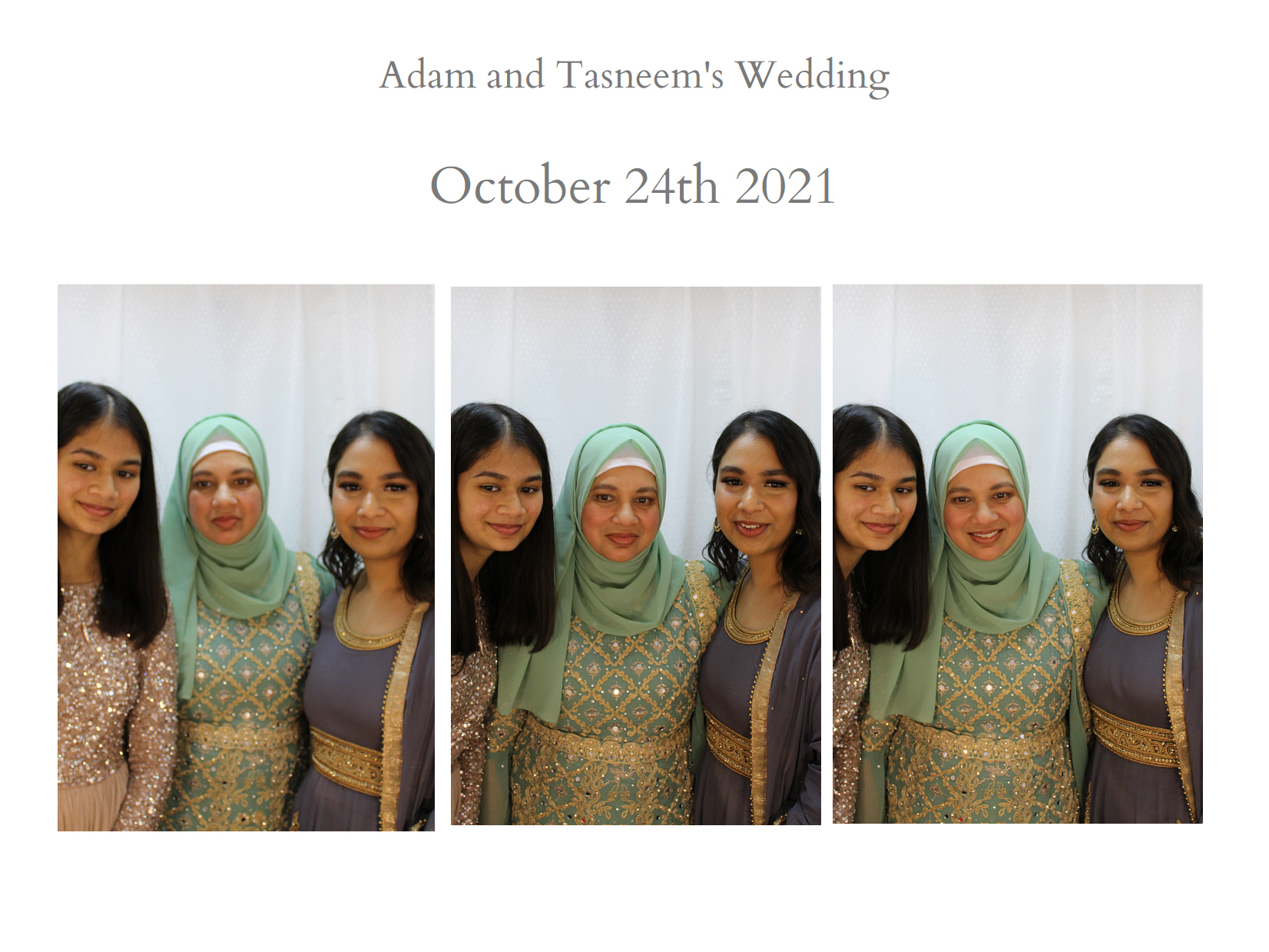 Adam and Tasneem’s Wedding | View more photos from the event at my.specialeventsphotobooths.co.uk/u/SpecialEventsPhotoBooths/Adam-and-Tasneem’s-Wedding