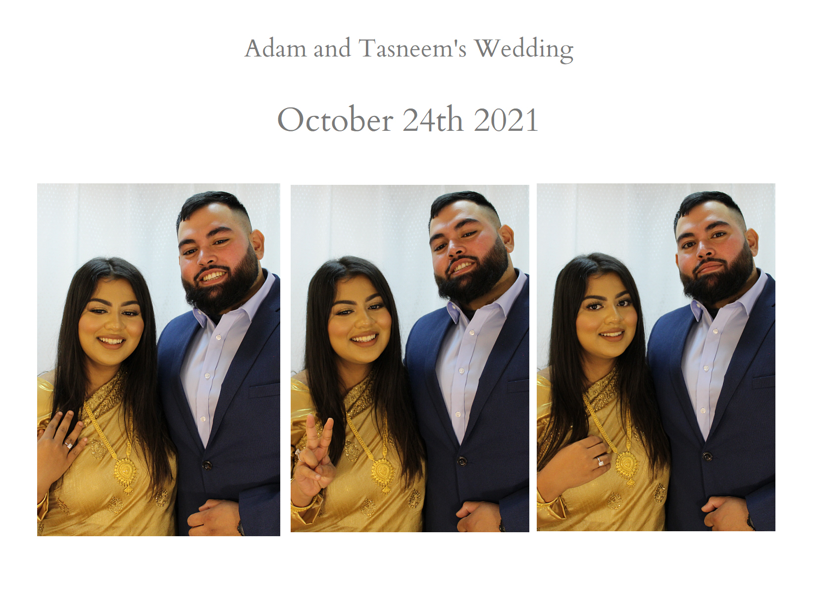 Adam and Tasneem’s Wedding | View more photos from the event at my.specialeventsphotobooths.co.uk/u/SpecialEventsPhotoBooths/Adam-and-Tasneem’s-Wedding