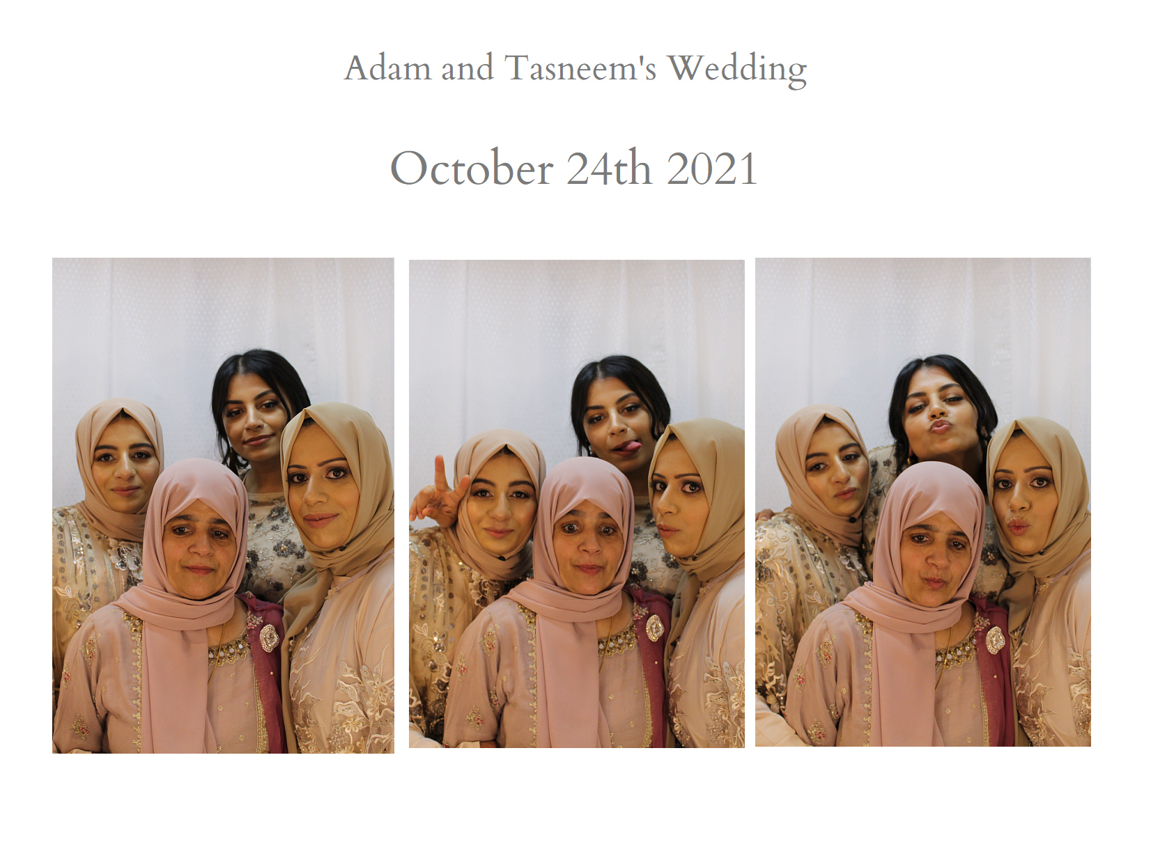 Adam and Tasneem’s Wedding | View more photos from the event at my.specialeventsphotobooths.co.uk/u/SpecialEventsPhotoBooths/Adam-and-Tasneem’s-Wedding