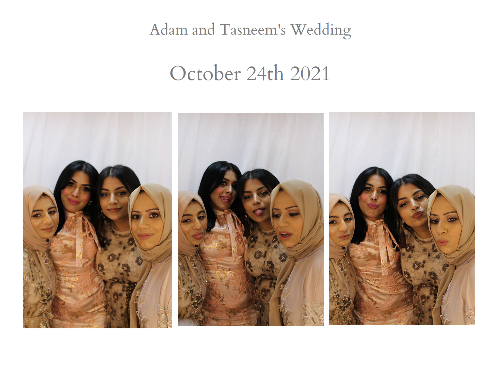 Adam and Tasneem’s Wedding | View more photos from the event at my.specialeventsphotobooths.co.uk/u/SpecialEventsPhotoBooths/Adam-and-Tasneem’s-Wedding
