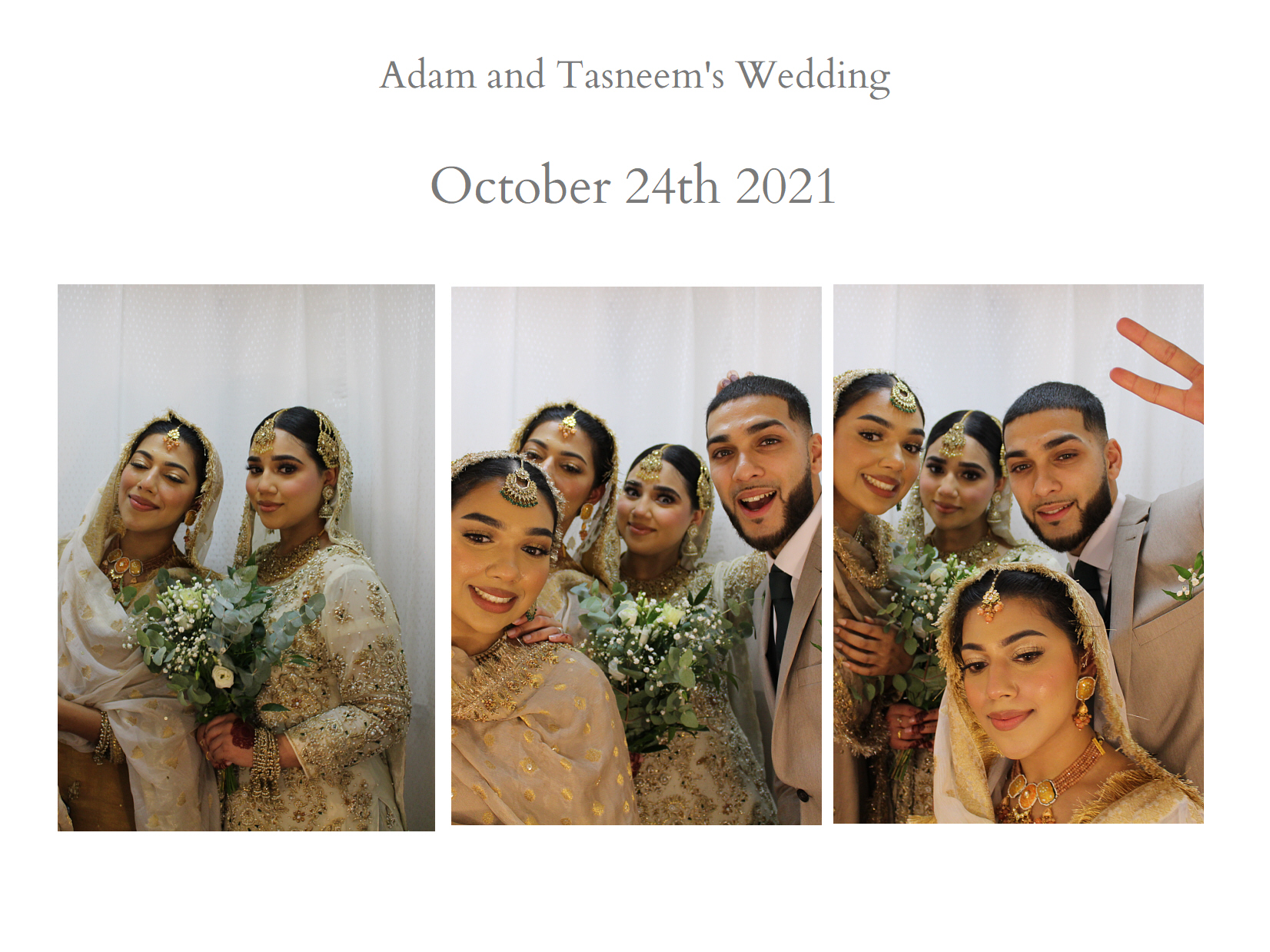 Adam and Tasneem’s Wedding | View more photos from the event at my.specialeventsphotobooths.co.uk/u/SpecialEventsPhotoBooths/Adam-and-Tasneem’s-Wedding