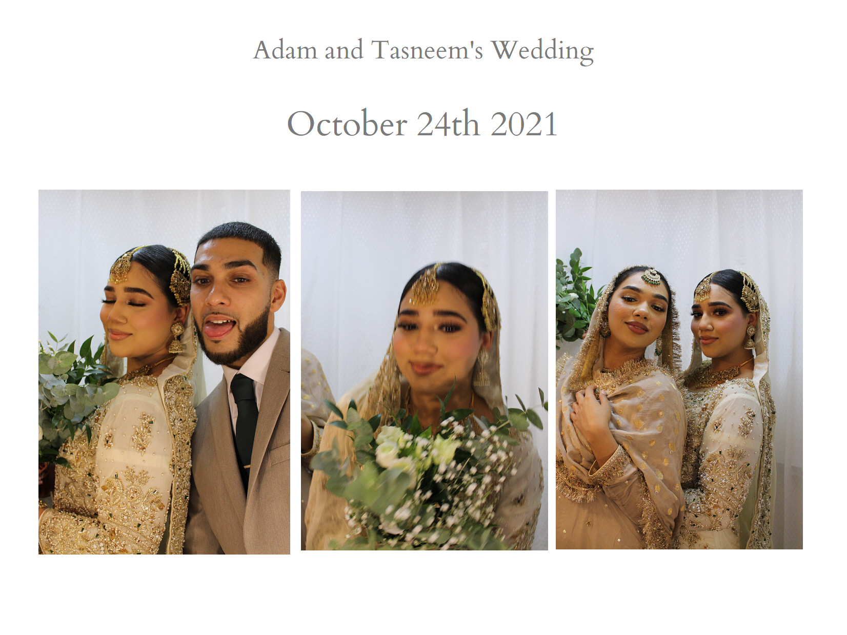 Adam and Tasneem’s Wedding | View more photos from the event at my.specialeventsphotobooths.co.uk/u/SpecialEventsPhotoBooths/Adam-and-Tasneem’s-Wedding