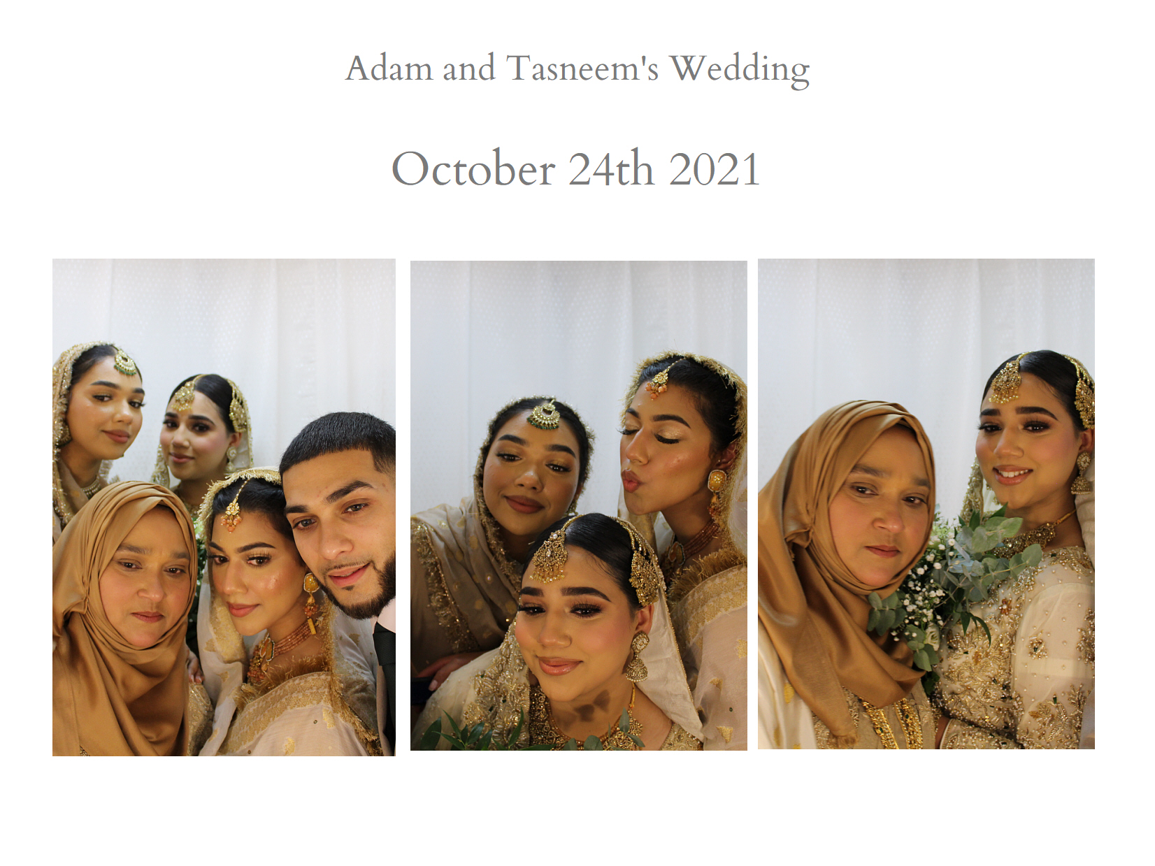 Adam and Tasneem’s Wedding | View more photos from the event at my.specialeventsphotobooths.co.uk/u/SpecialEventsPhotoBooths/Adam-and-Tasneem’s-Wedding
