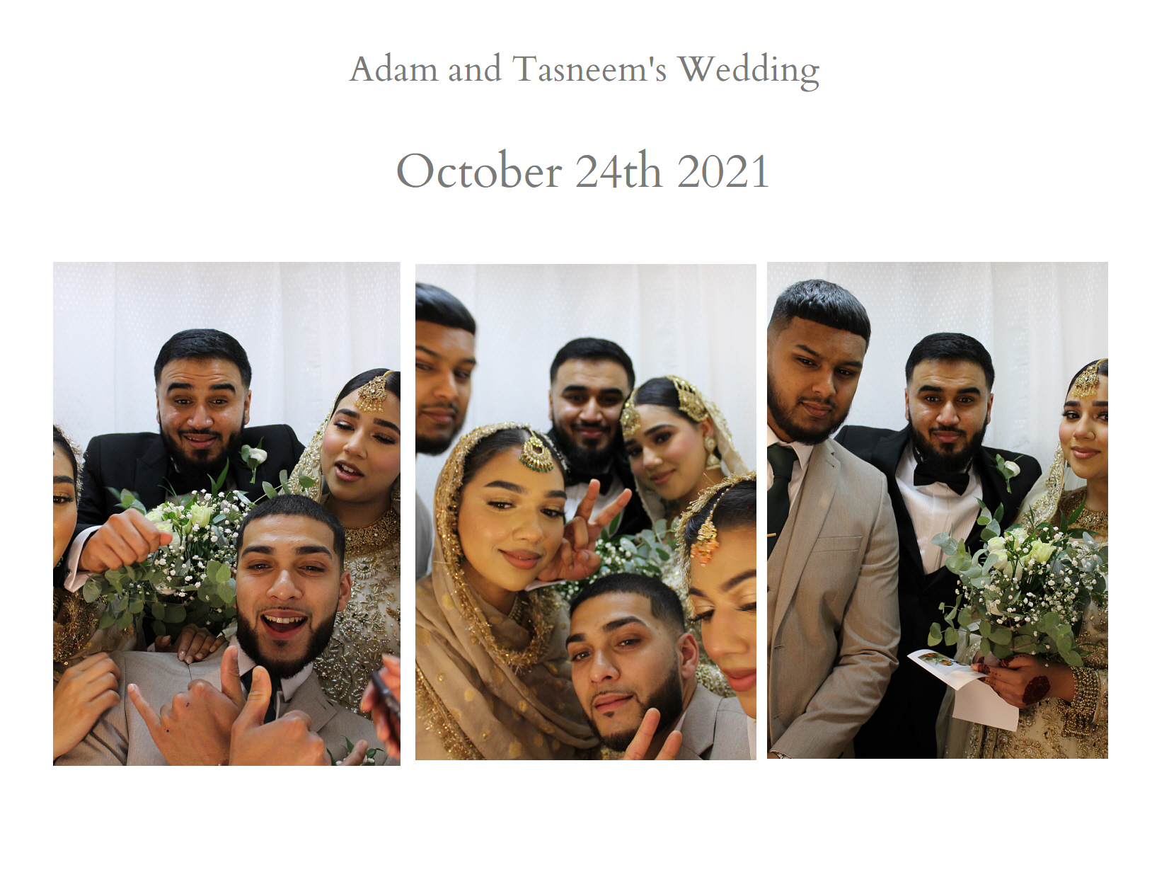 Adam and Tasneem’s Wedding | View more photos from the event at my.specialeventsphotobooths.co.uk/u/SpecialEventsPhotoBooths/Adam-and-Tasneem’s-Wedding