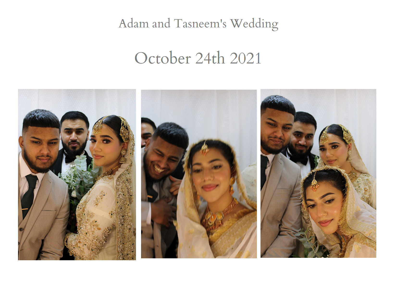 Adam and Tasneem’s Wedding | View more photos from the event at my.specialeventsphotobooths.co.uk/u/SpecialEventsPhotoBooths/Adam-and-Tasneem’s-Wedding